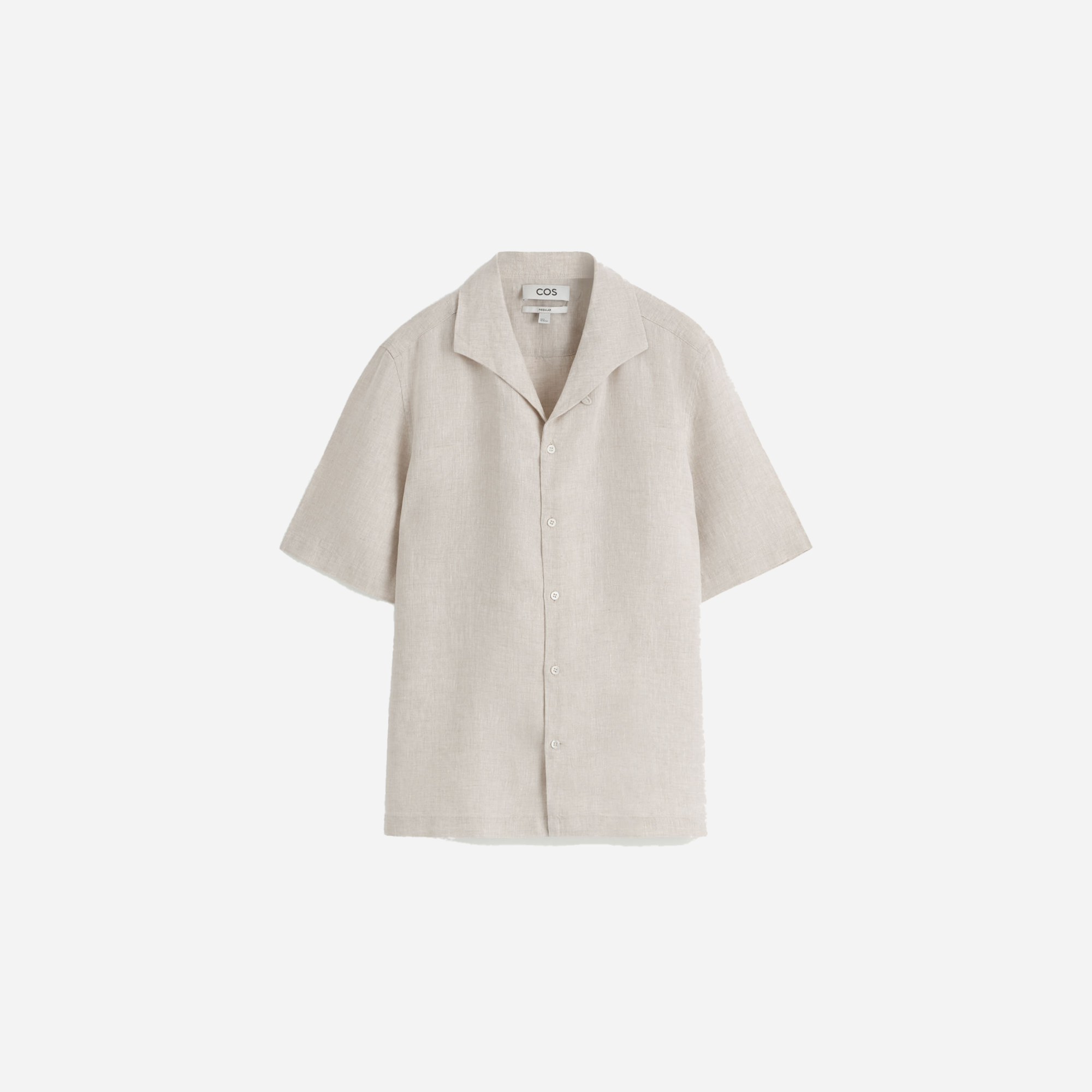 Cos Linen Short-Sleeved Shirt - view 3