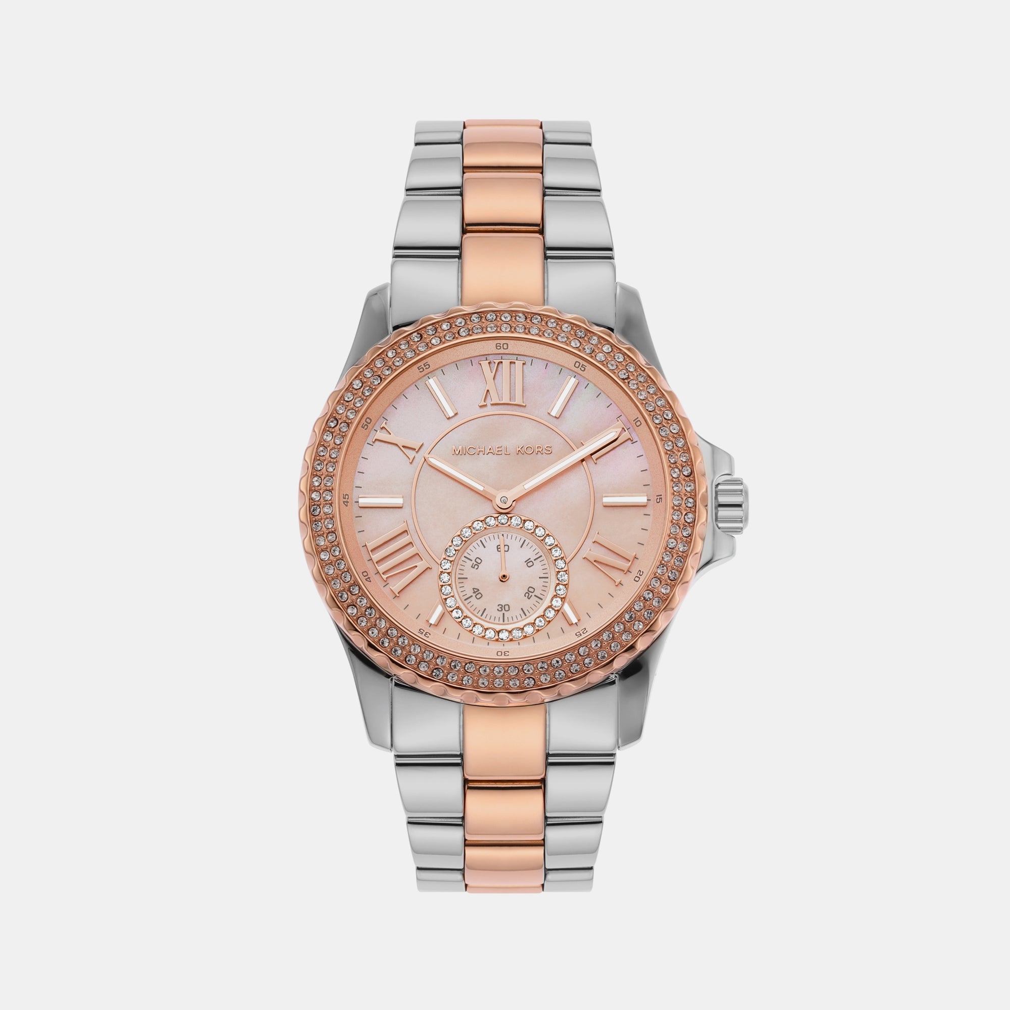 Michael Kors Everest Women Quartz Silver Dial Analog Stainless Steel Watch MK7402