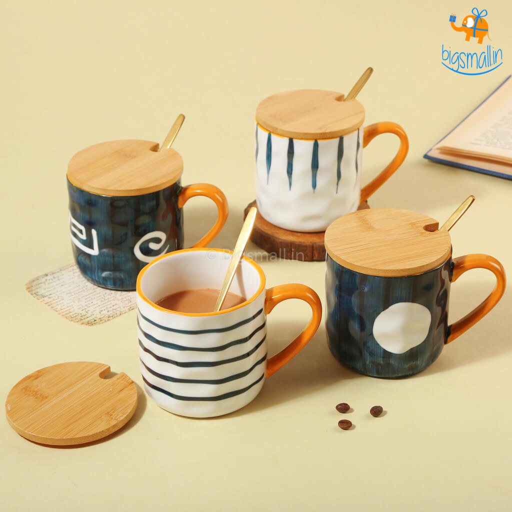 Bigsmall_hmk Shibori Printed Ceramic Mug