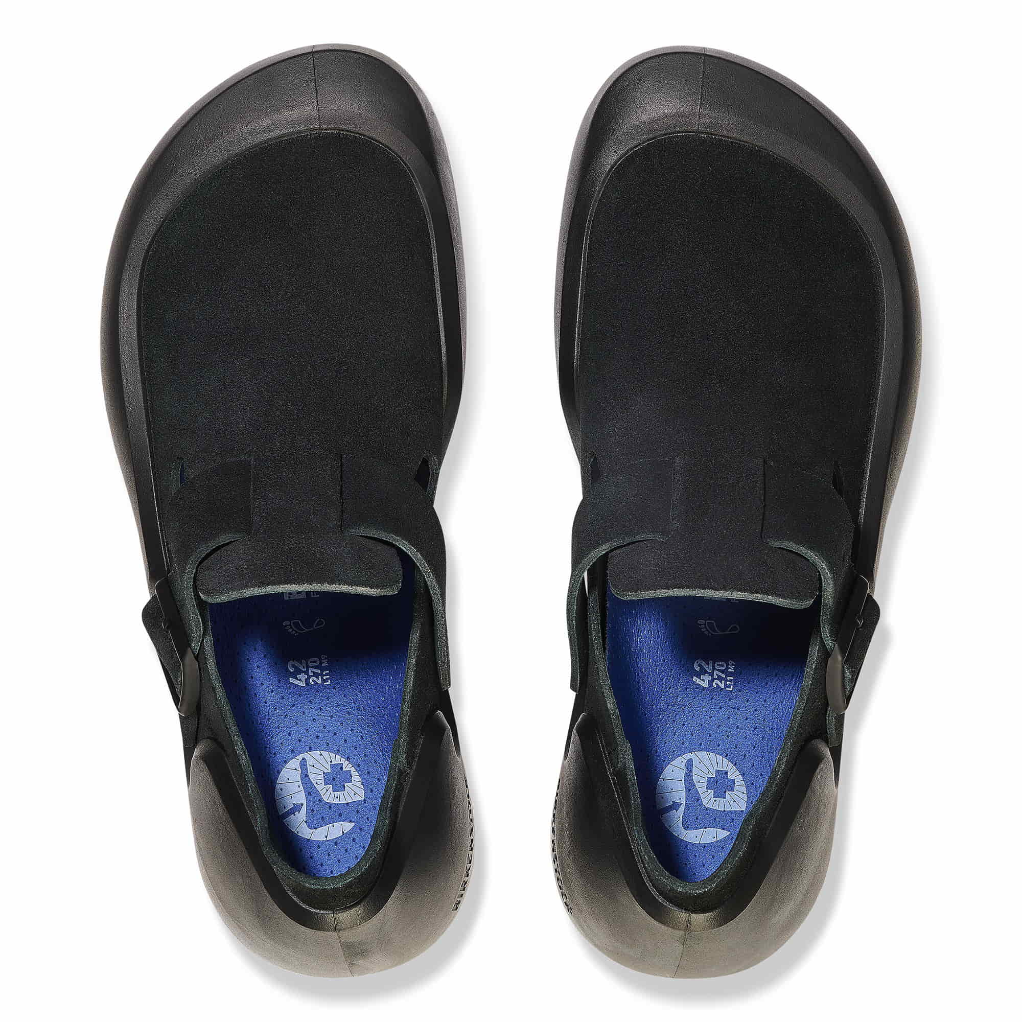 Birkenstock Reykjavik Nubuck Leather – Black Black - view 2