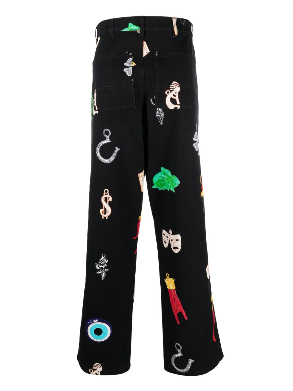 Sky High Farm Workwear Printed denim jeans – Cotton 100% - view 2