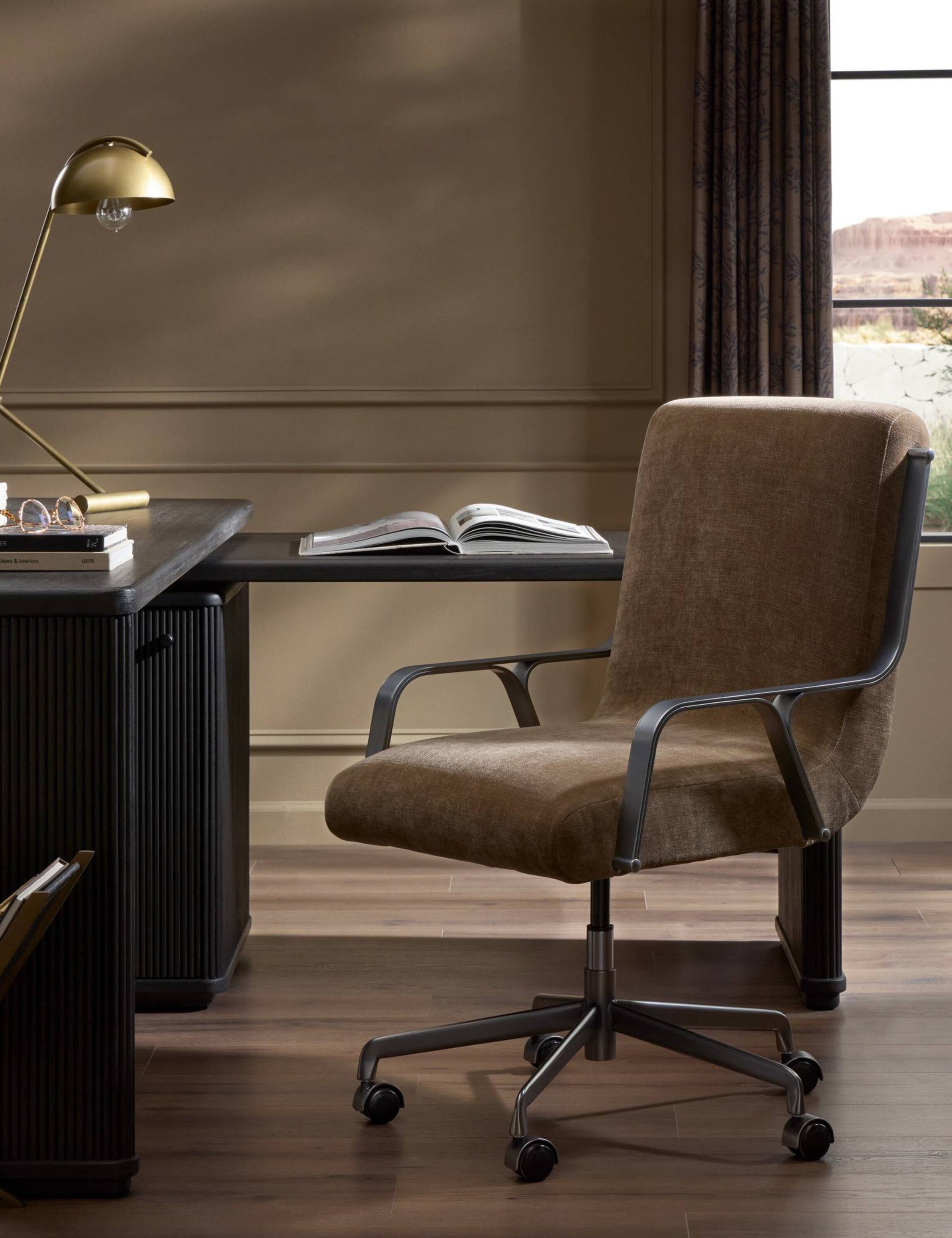 Lulu and Georgia Polina Desk Chair – Mushroom - view 2