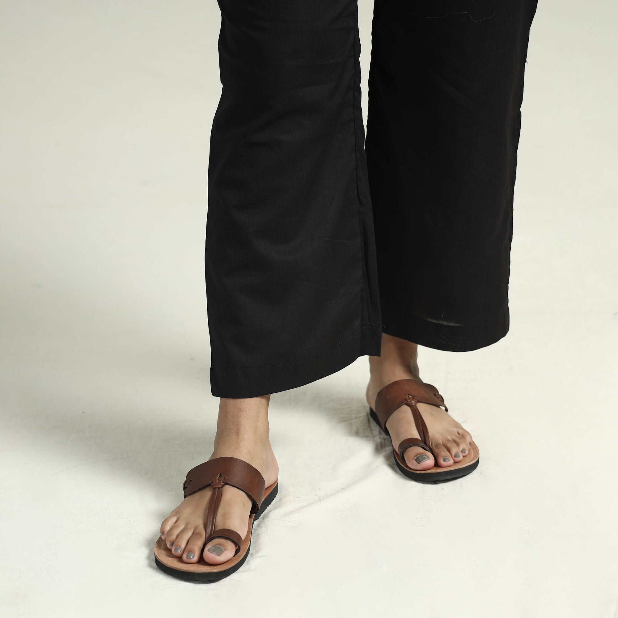 ITOKRI CASUALS Black - Ajrakh Block Printed Modal Silk Kurta with Palazzo Set - view 6