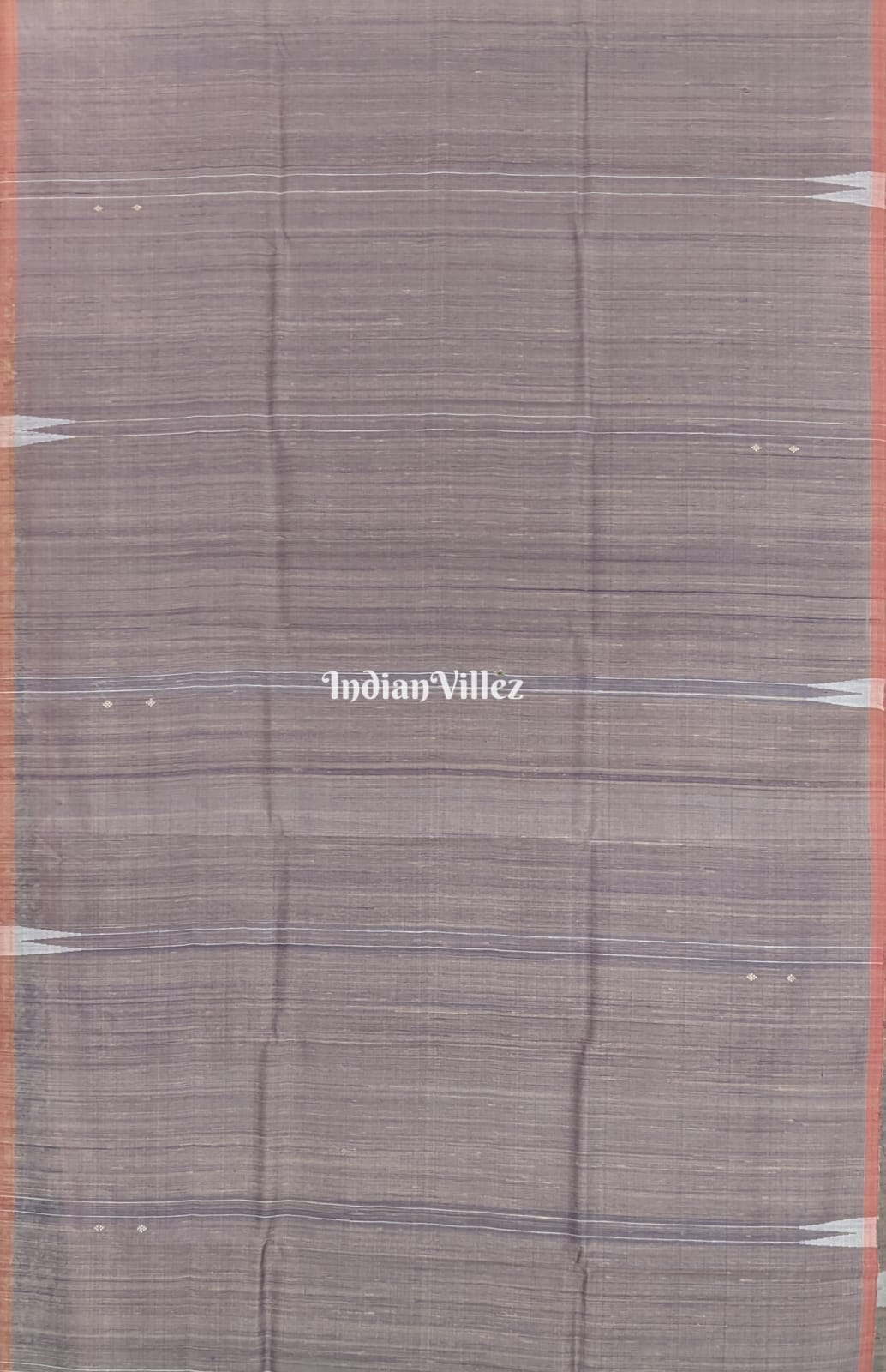 IndianVillèz Ash Grey Asta Prahari Theme Gopalpur Tussar Silk Saree - view 3