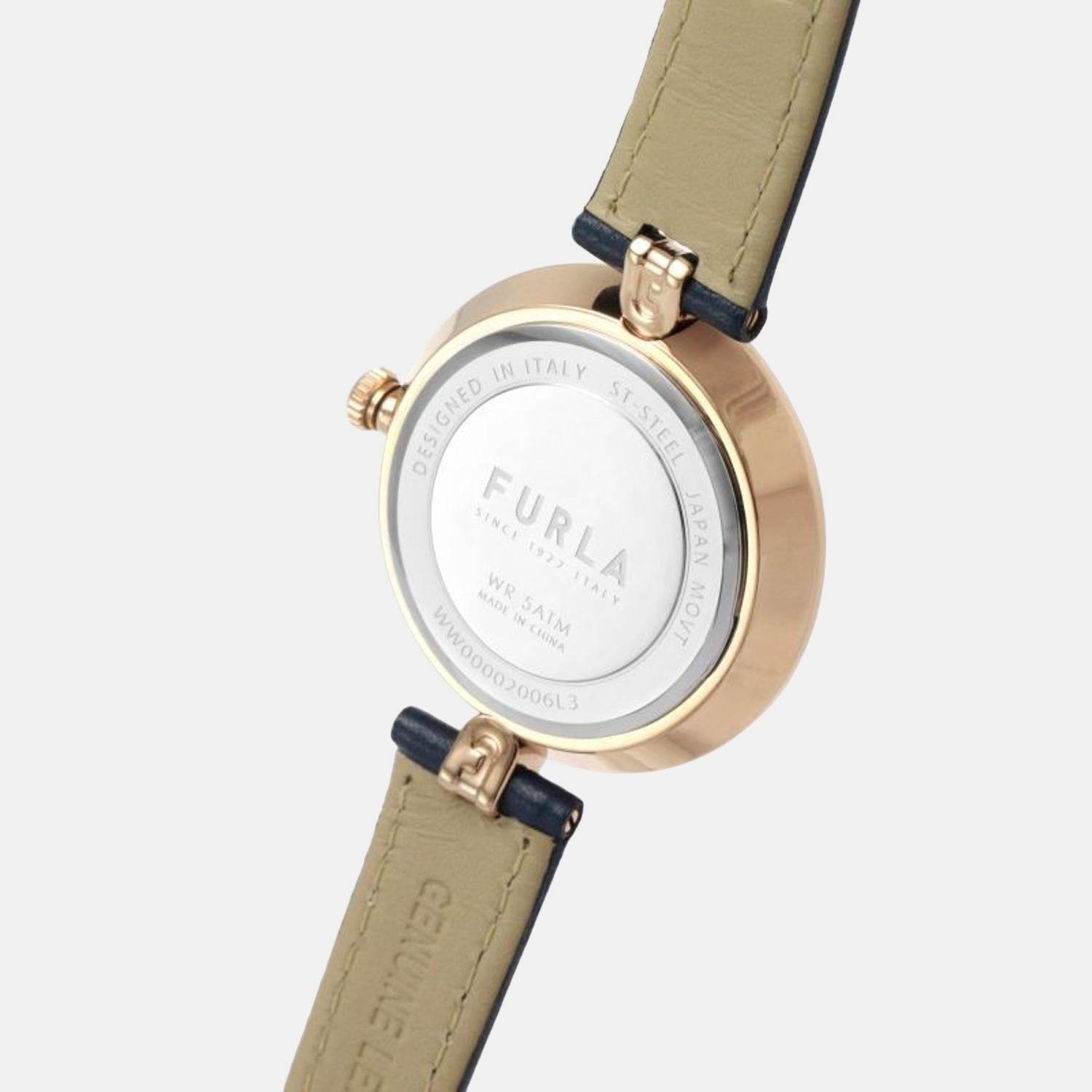 Furla Heritage Women Quartz Blue Dial Analog Leather Watch WW00002006L3 - view 7