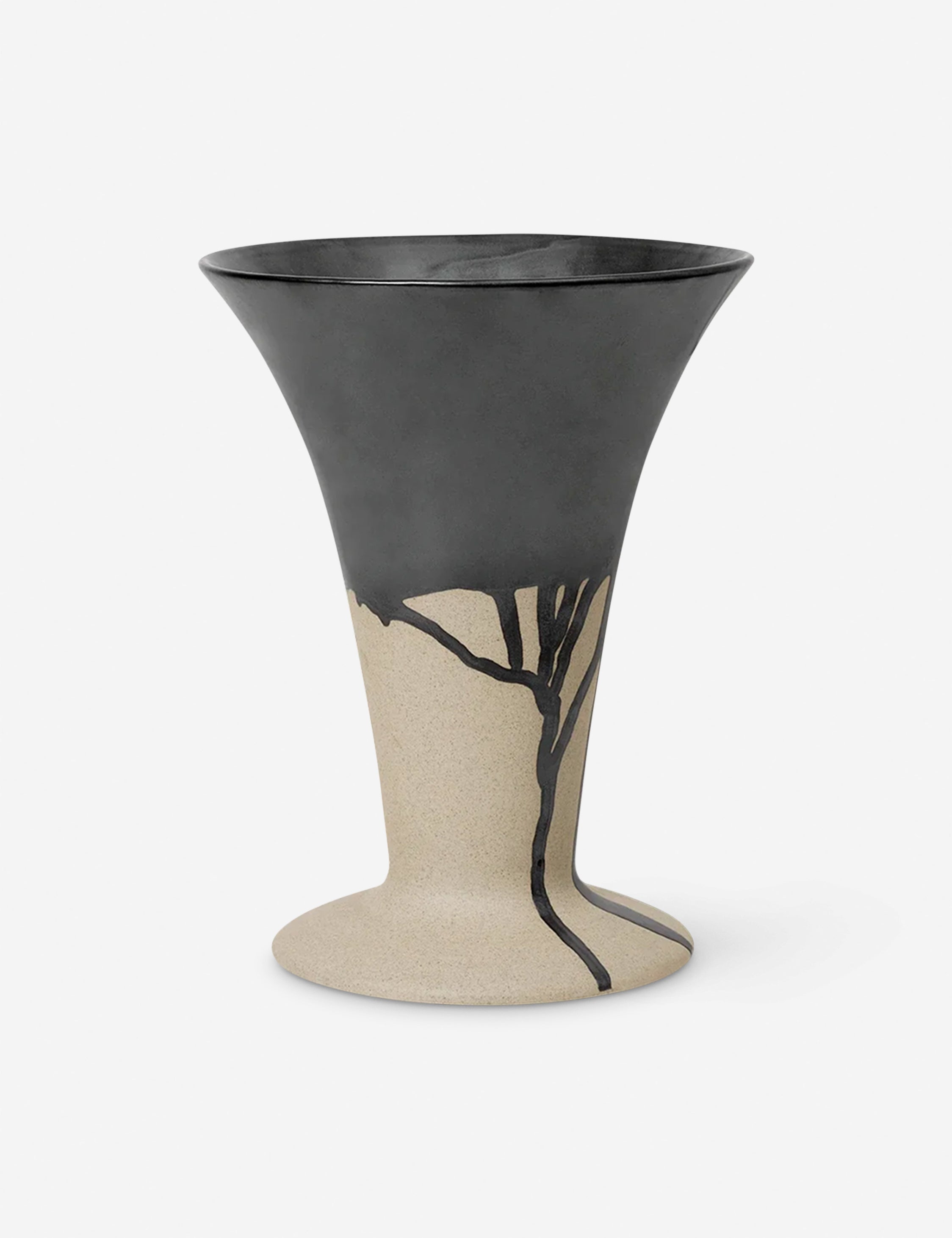 Lulu and Georgia Flores Vase by Ferm Living – Black