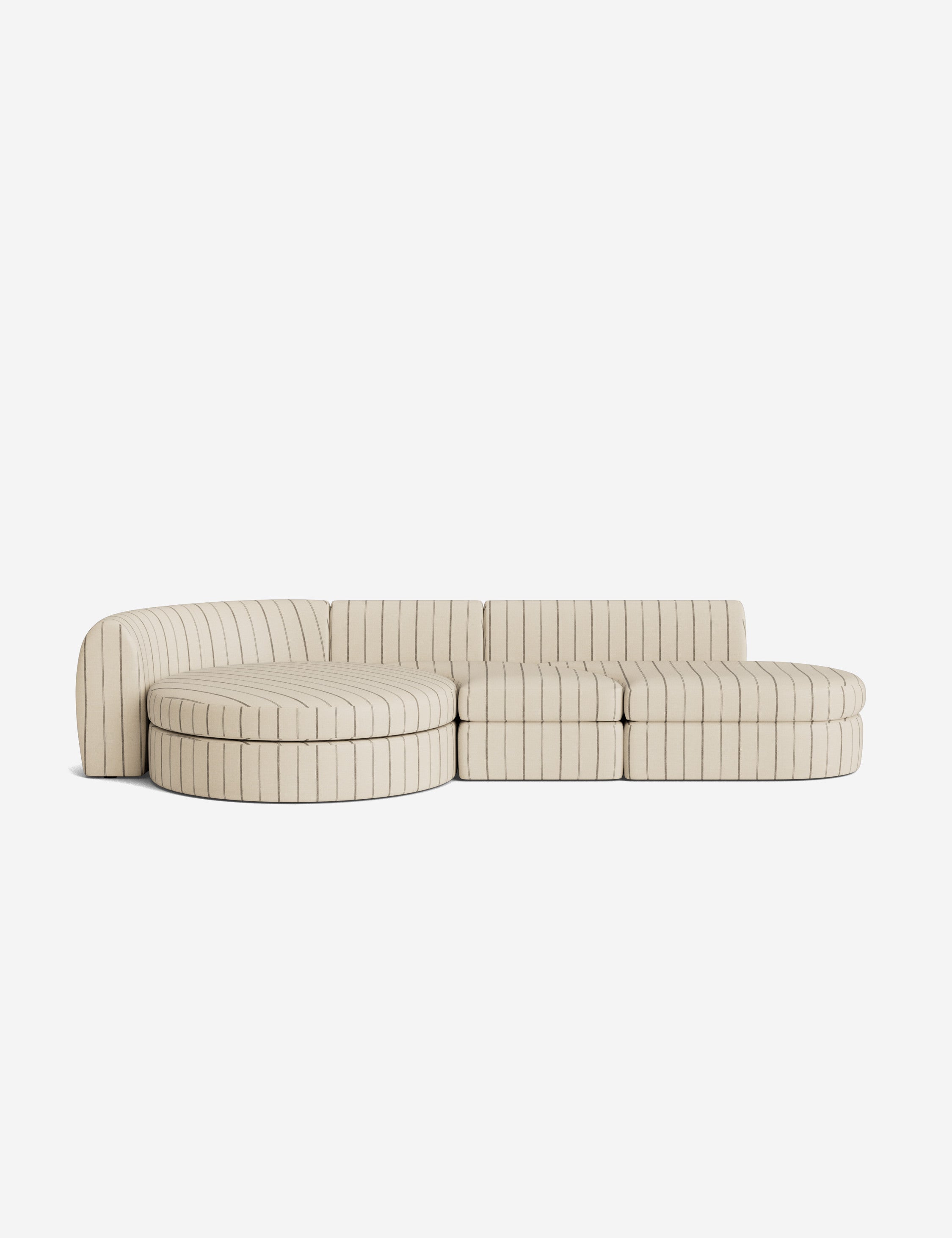 Lulu and Georgia Buckley Modular Chaise Sectional Sofa - view 115