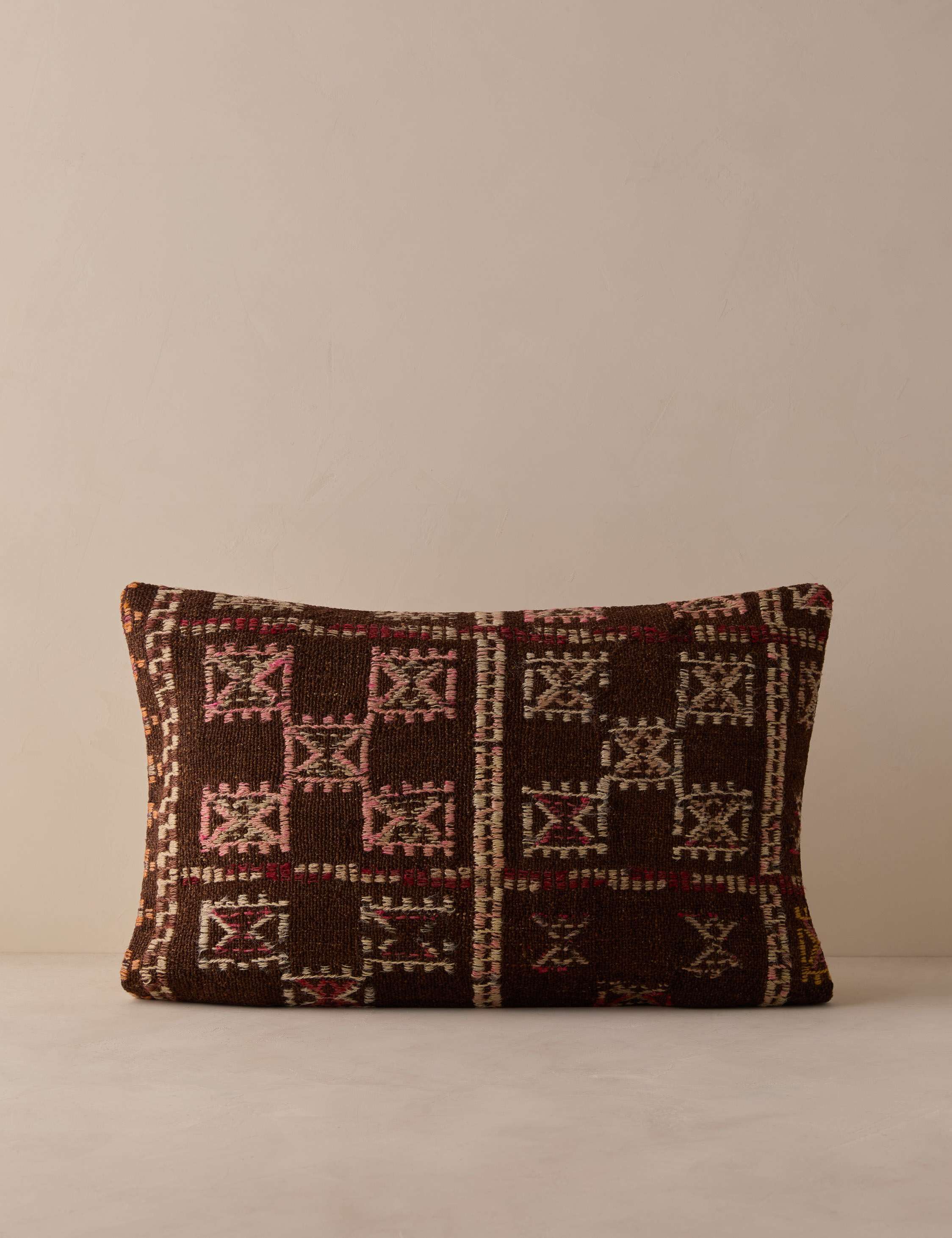 Lulu and Georgia Vintage Lumbar Pillow No. 365, 16" x 24"