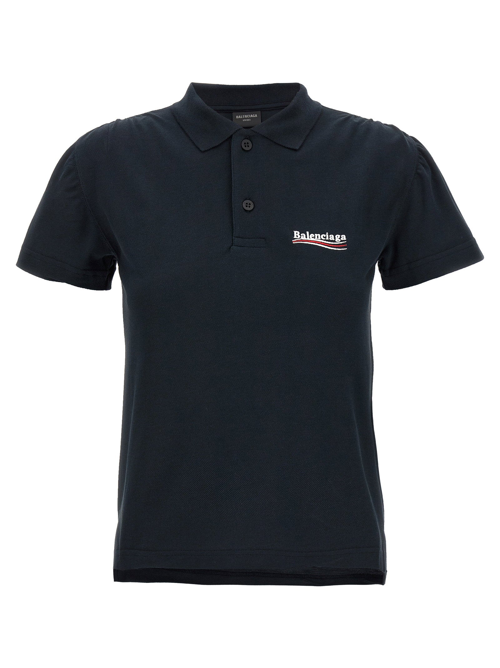 Balenciaga Logo Embroidery Polo Shirt – 100% cotton