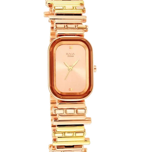 Titan Raga Love All Rose Gold Dial Analog Metal Strap Watch for Women 20mm NT95154KM01 - view 2