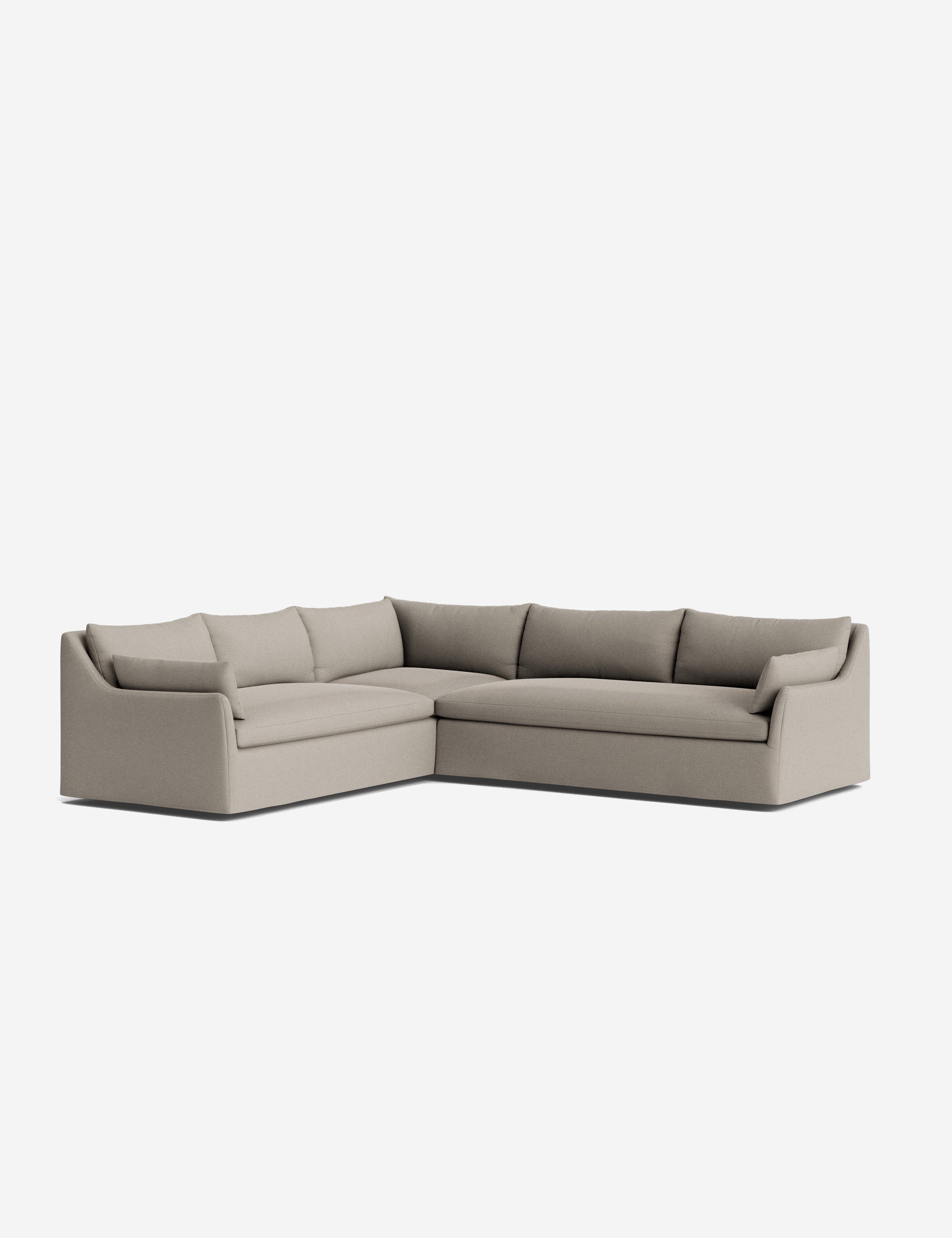 Lulu and Georgia Portola Luxe Depth Slipcover Corner Sectional Sofa - view 66