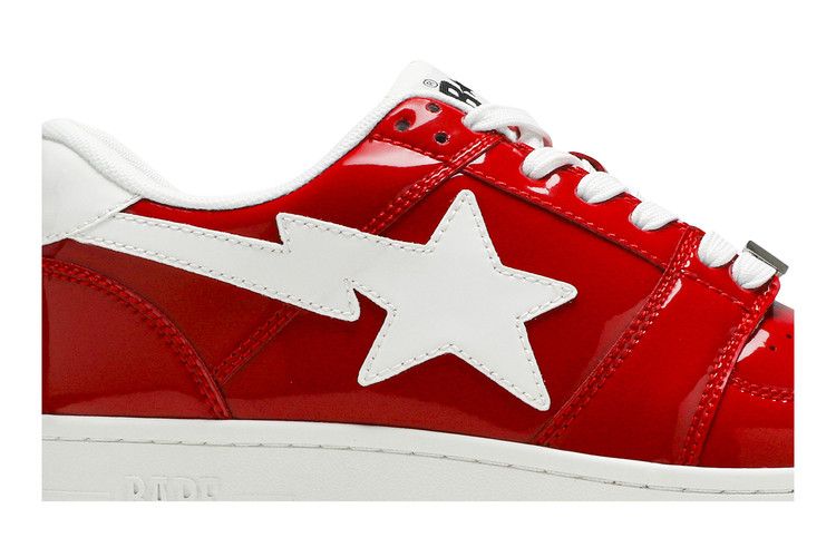 A Bathing Ape Bape Sta Low Patent Red - view 2