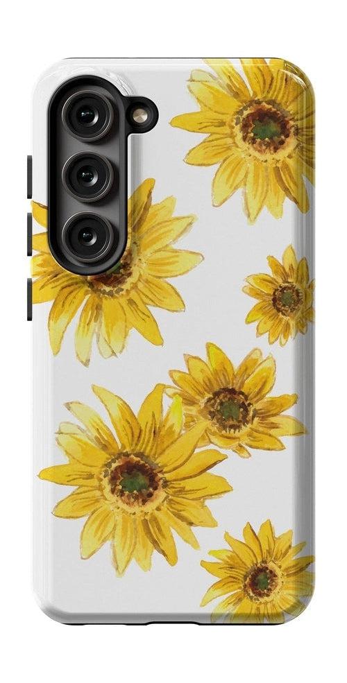 Casetry Golden Garden | Yellow Sunflower Floral Samsung Case - view 13