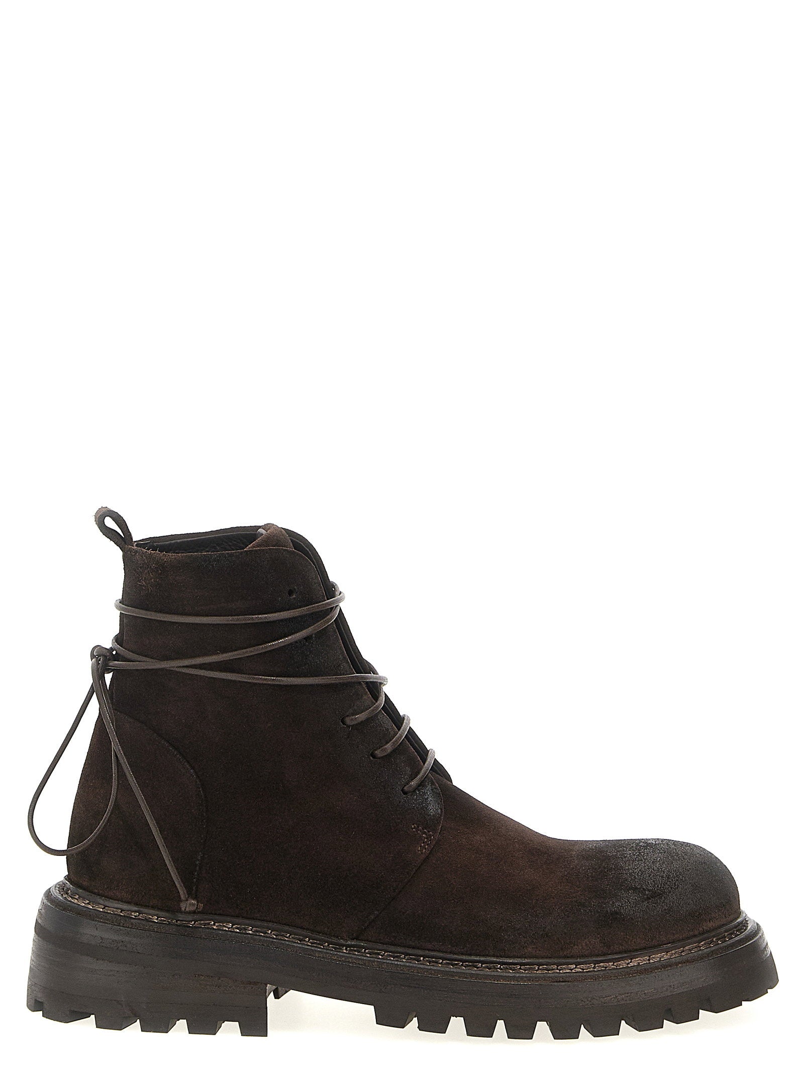 Marsèll Carrucola Combat Boots – 100% cotton
