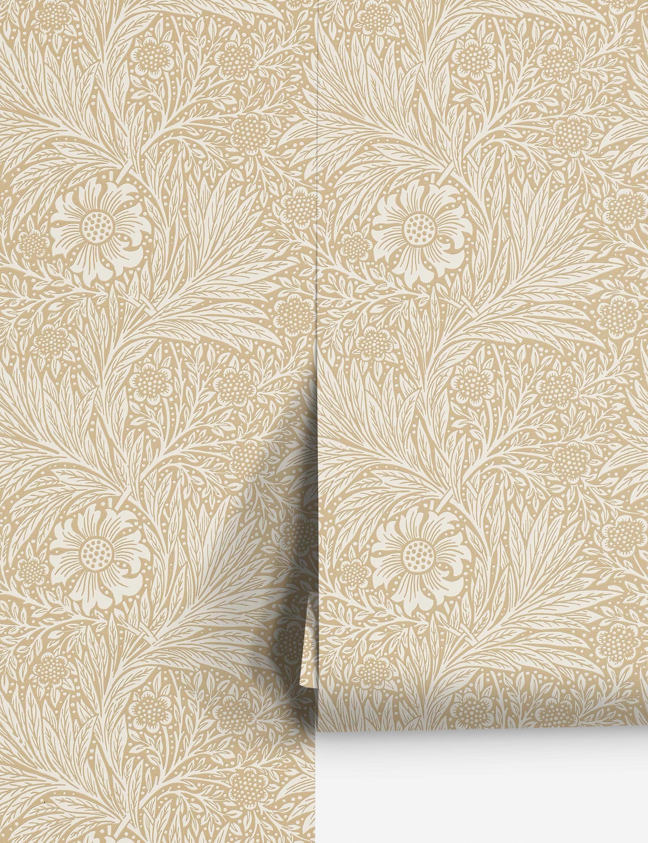 Lulu and Georgia Marigold Wallpaper by Morris & Co.