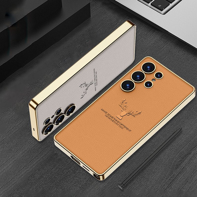 Million Cases Regal Stag Deer Electroplated Leather Case - Samsung - view 8