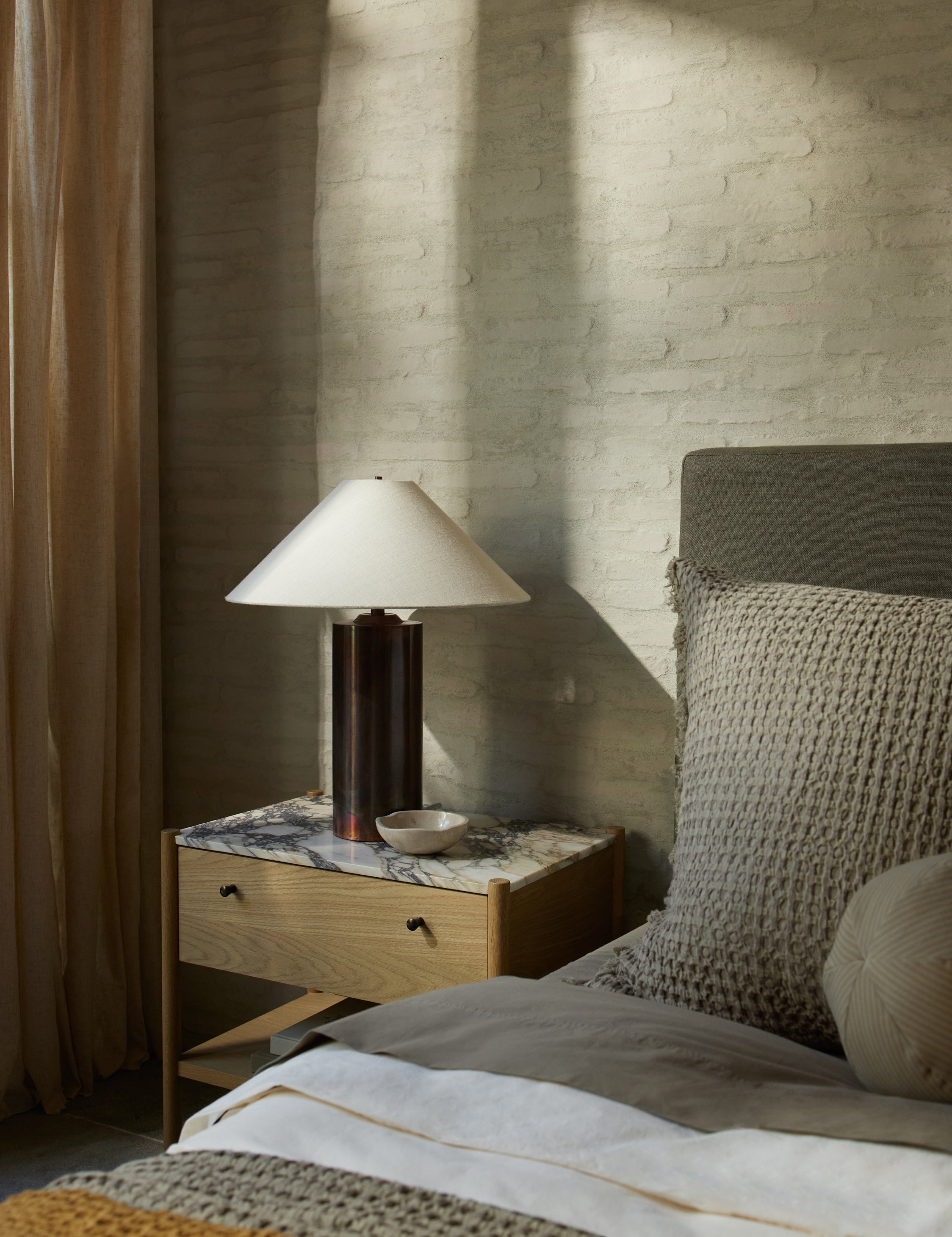Lulu and Georgia Sevigne Table Lamp – Burnt Brass - view 2