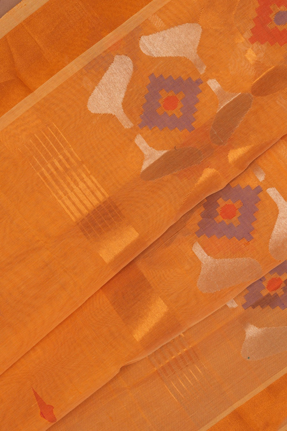 Kalanjali Cotton Jamdani Saree – Women's - view 2