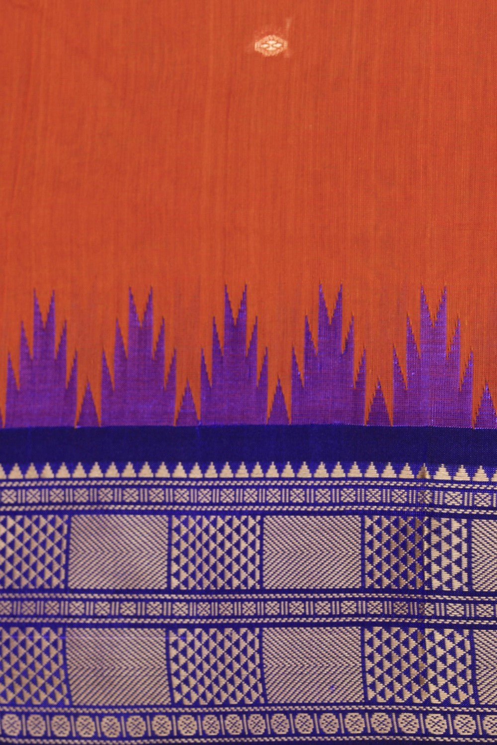 Kalanjali Kanchi Cotton Brown Saree – Women's - view 2
