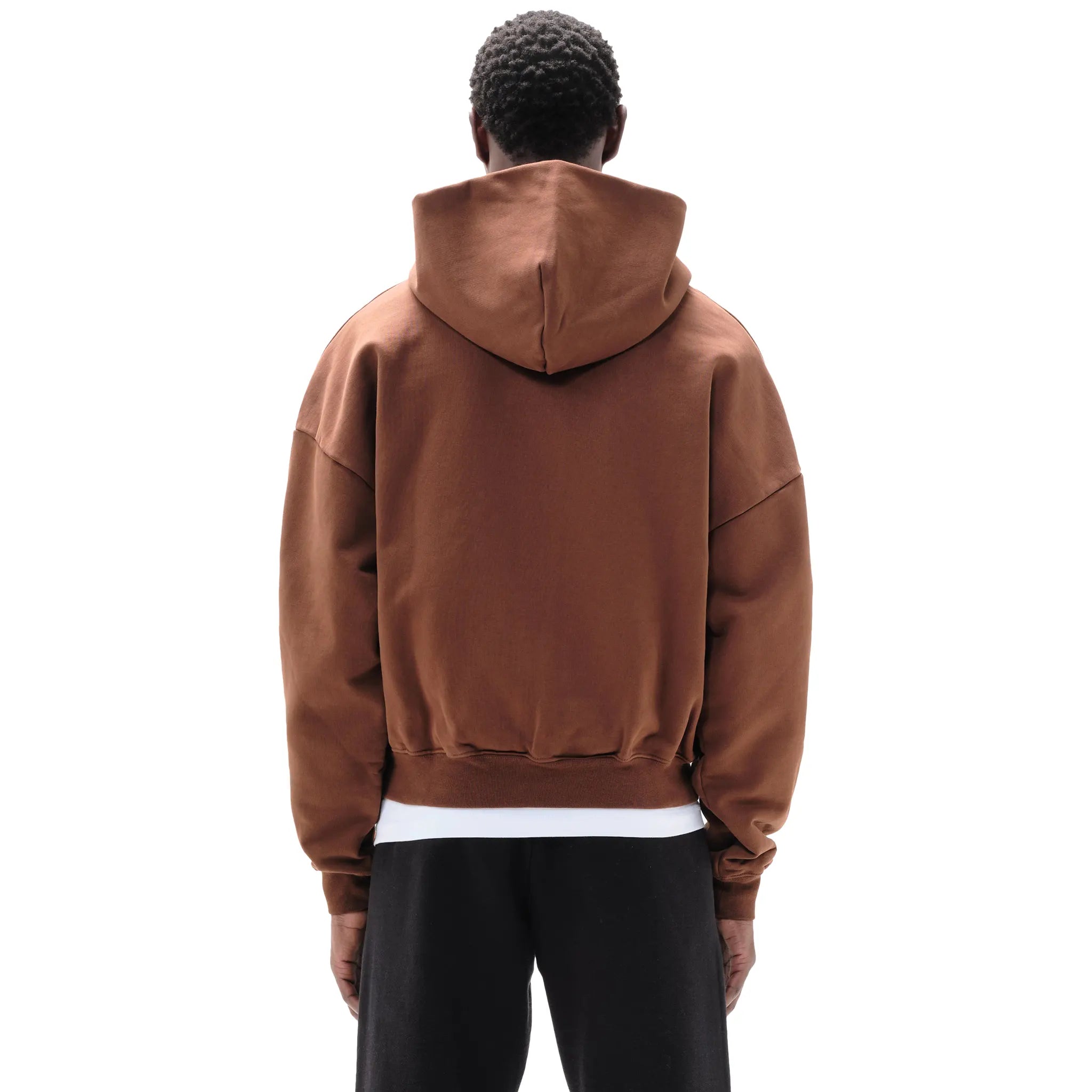 Summit Heavyweight Brown Zip-Up Hoodie - view 2