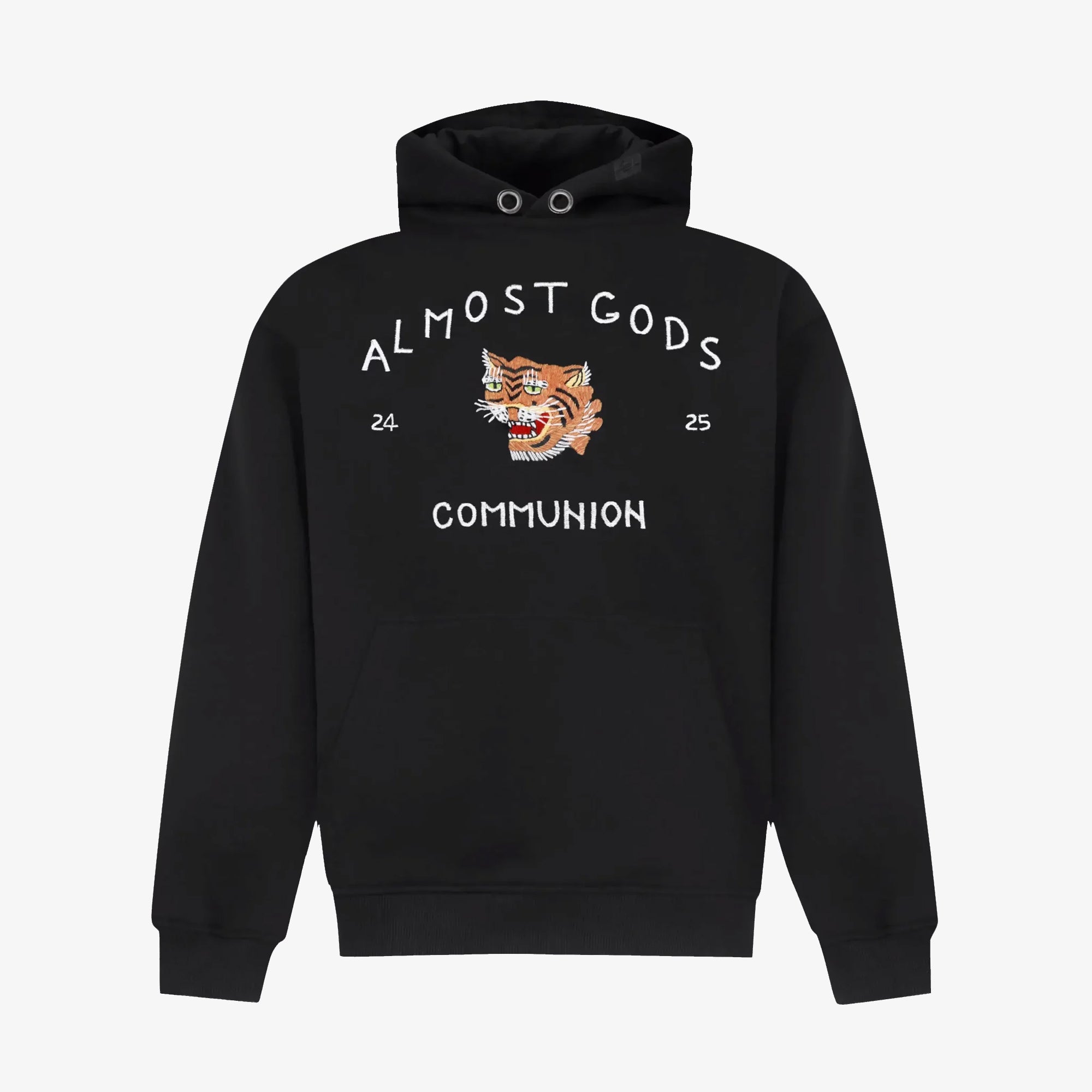 Almost Gods | Saigon Hand Embroidered Hoodie { Black - view 2