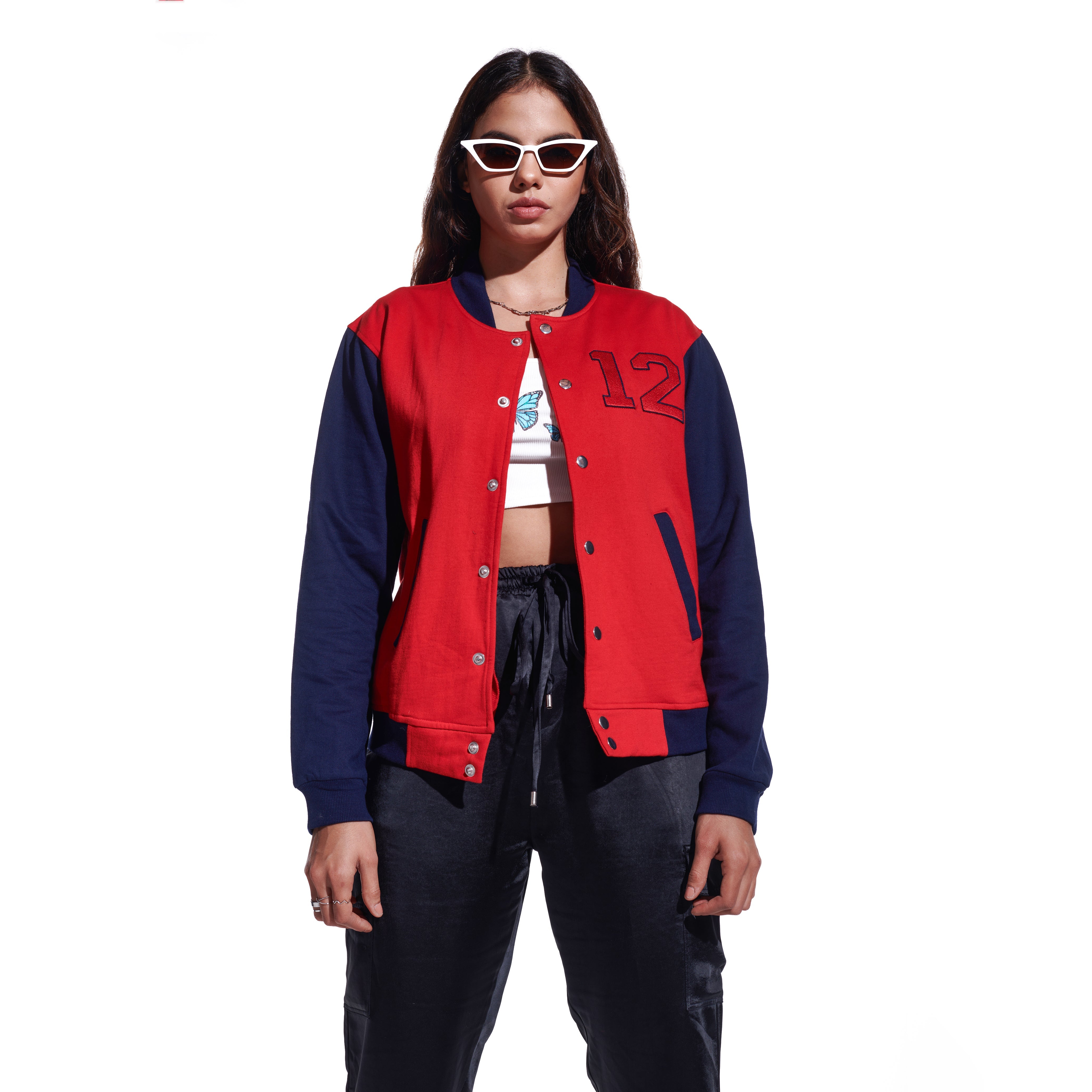 VSCO Red Unisex Varsity Jacket