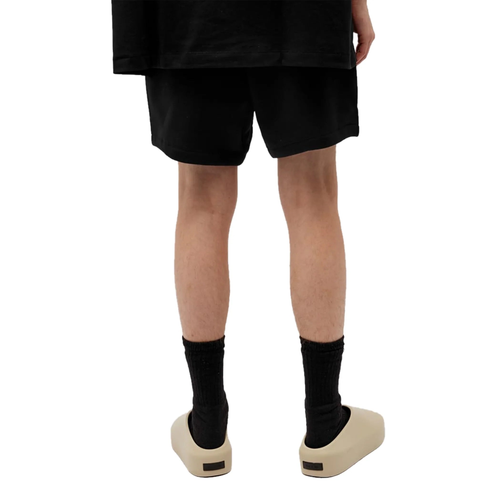 Fear Of God Essentials Jet Black Shorts (FW23) - view 2