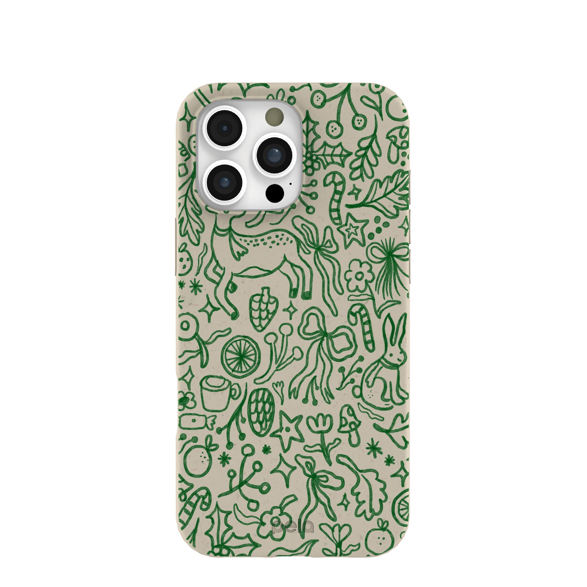 Pela Case London Fog Cozy Woodland iPhone 16 Pro Max Case