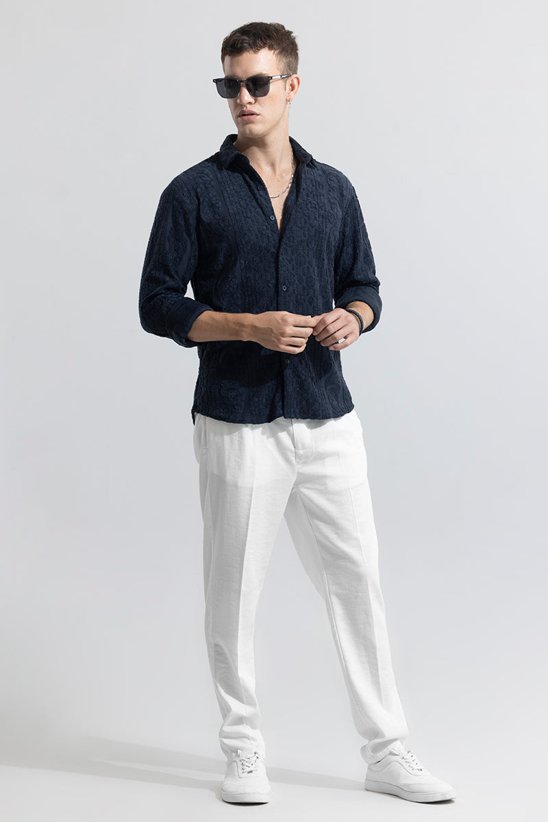SNITCH Circle Diamond Navy Shirt - view 3
