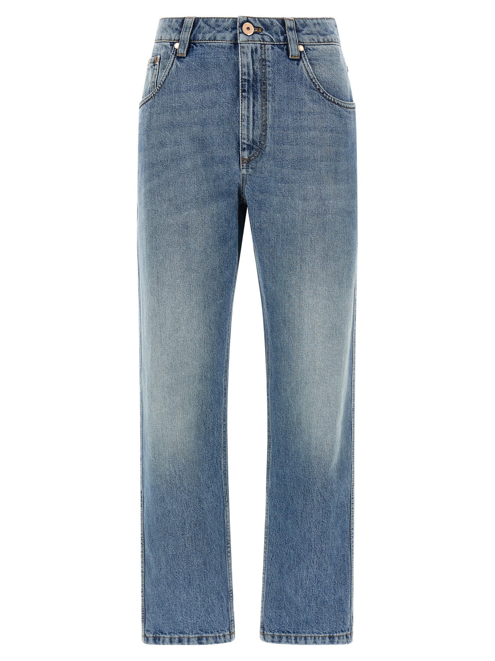 Brunello Cucinelli The Straight Leg Jeans – 100% cotton