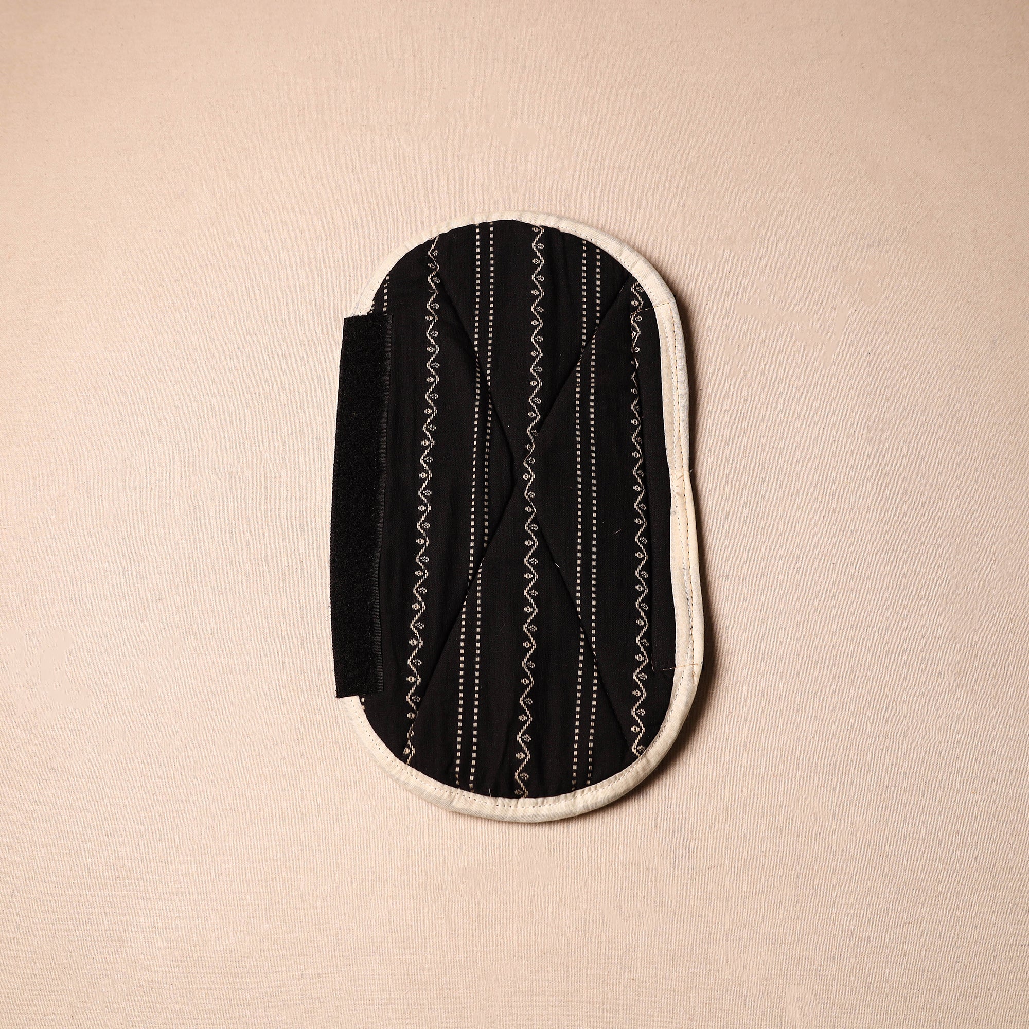 JALPARI Black - Handmade Cotton Fridge Handle Cover 61 - view 2