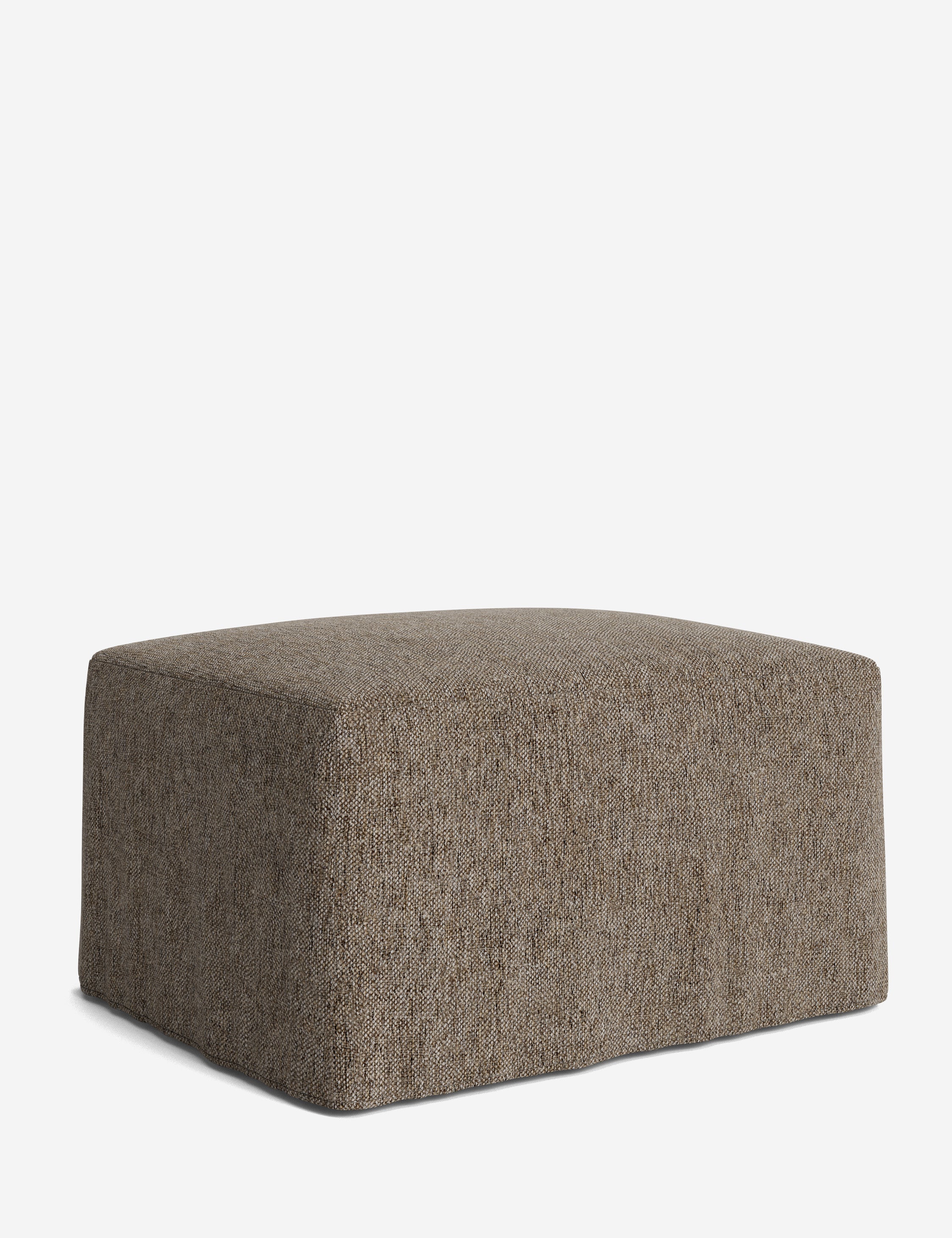 Lulu and Georgia Portola Slipcover Ottoman - view 112