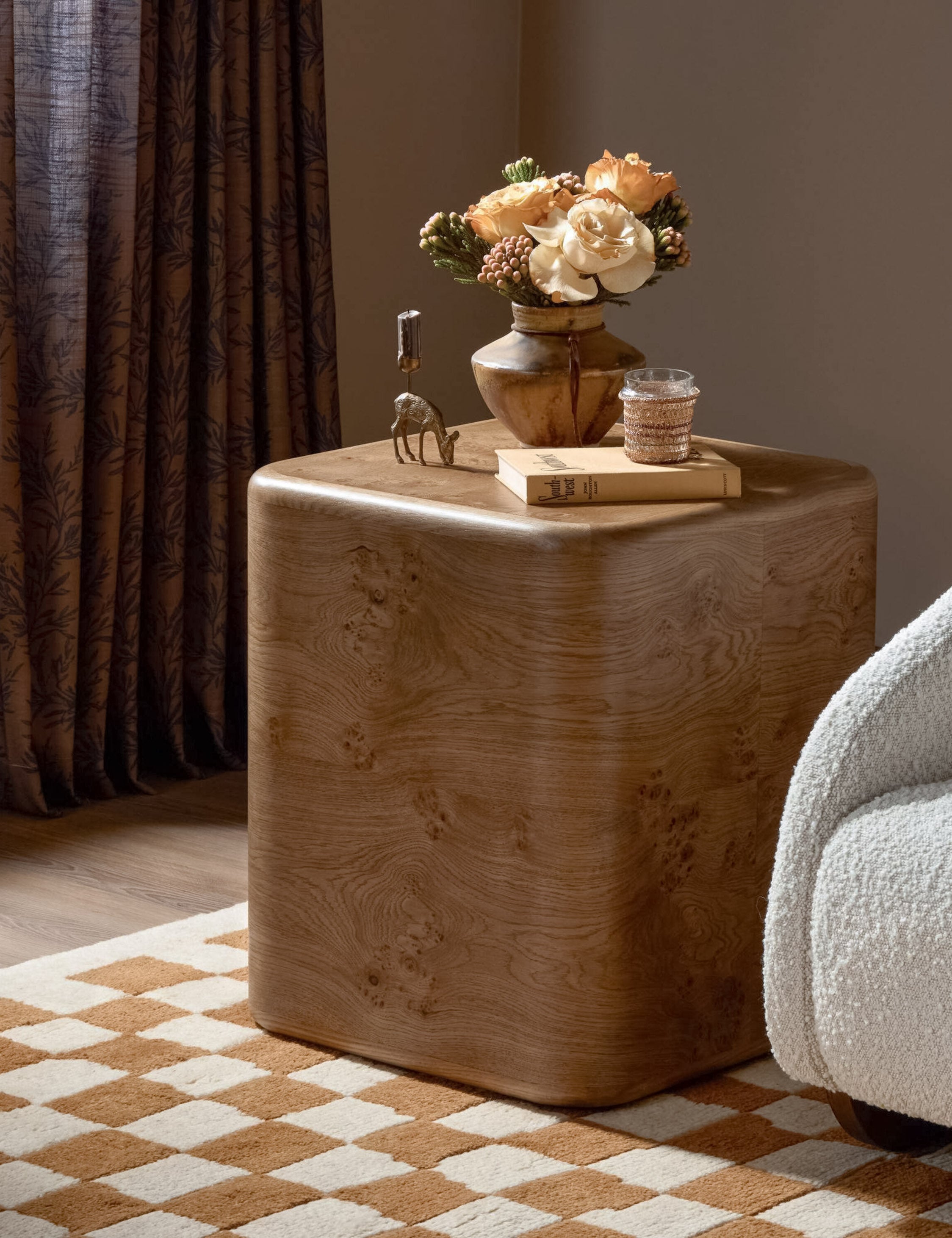 Lulu and Georgia Howard Side Table – Natural Burl - view 2