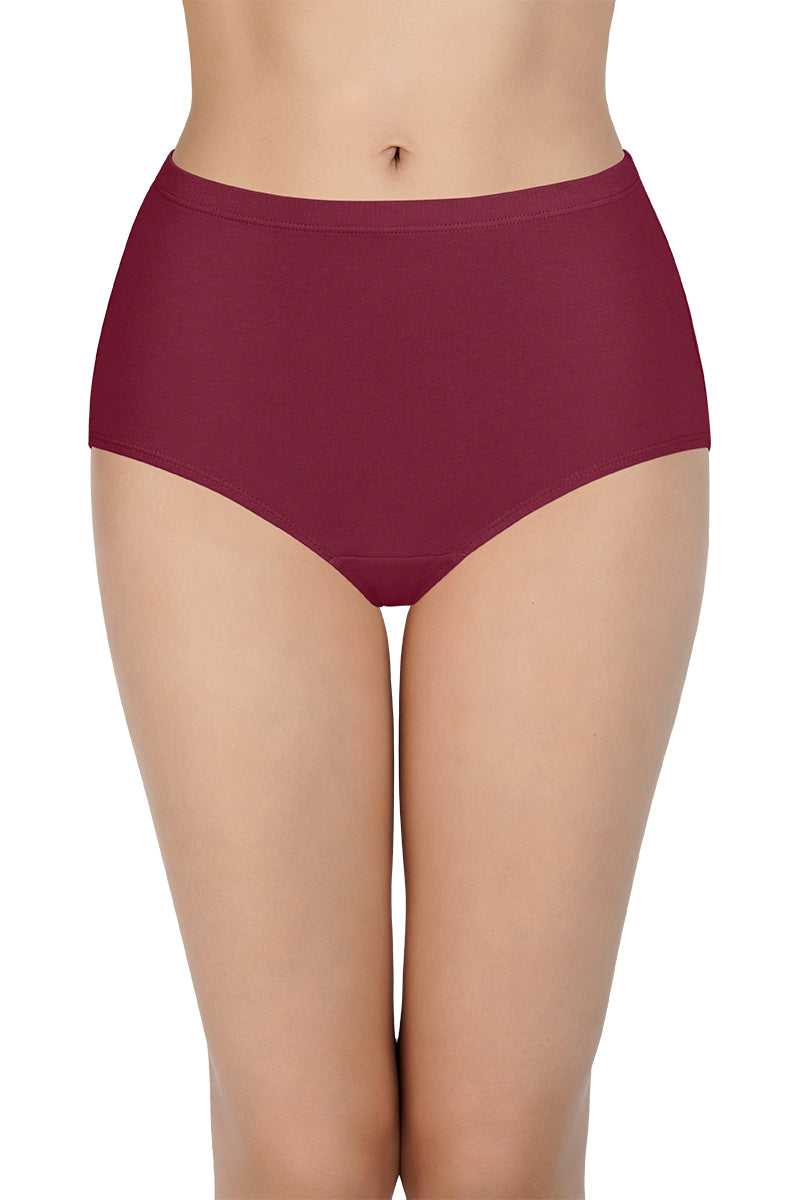 every de 100% Cotton Full Brief Panty Pack (Pack of 3) - D027 - Multi - view 5