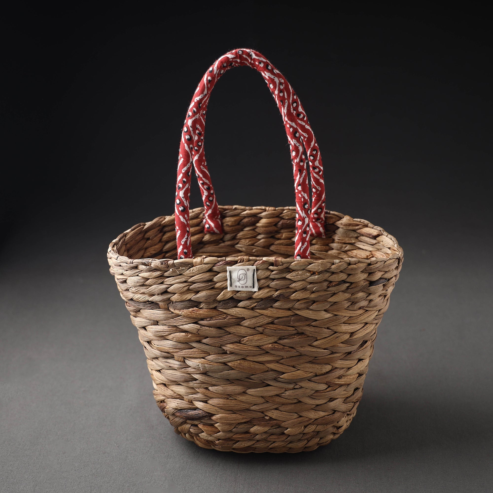 ASAMA Brown - Handcrafted Organic Water Hyacinth Magnificent Basket