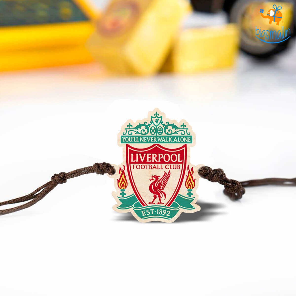 Bigsmall_cc Liverpool Wooden Rakhi