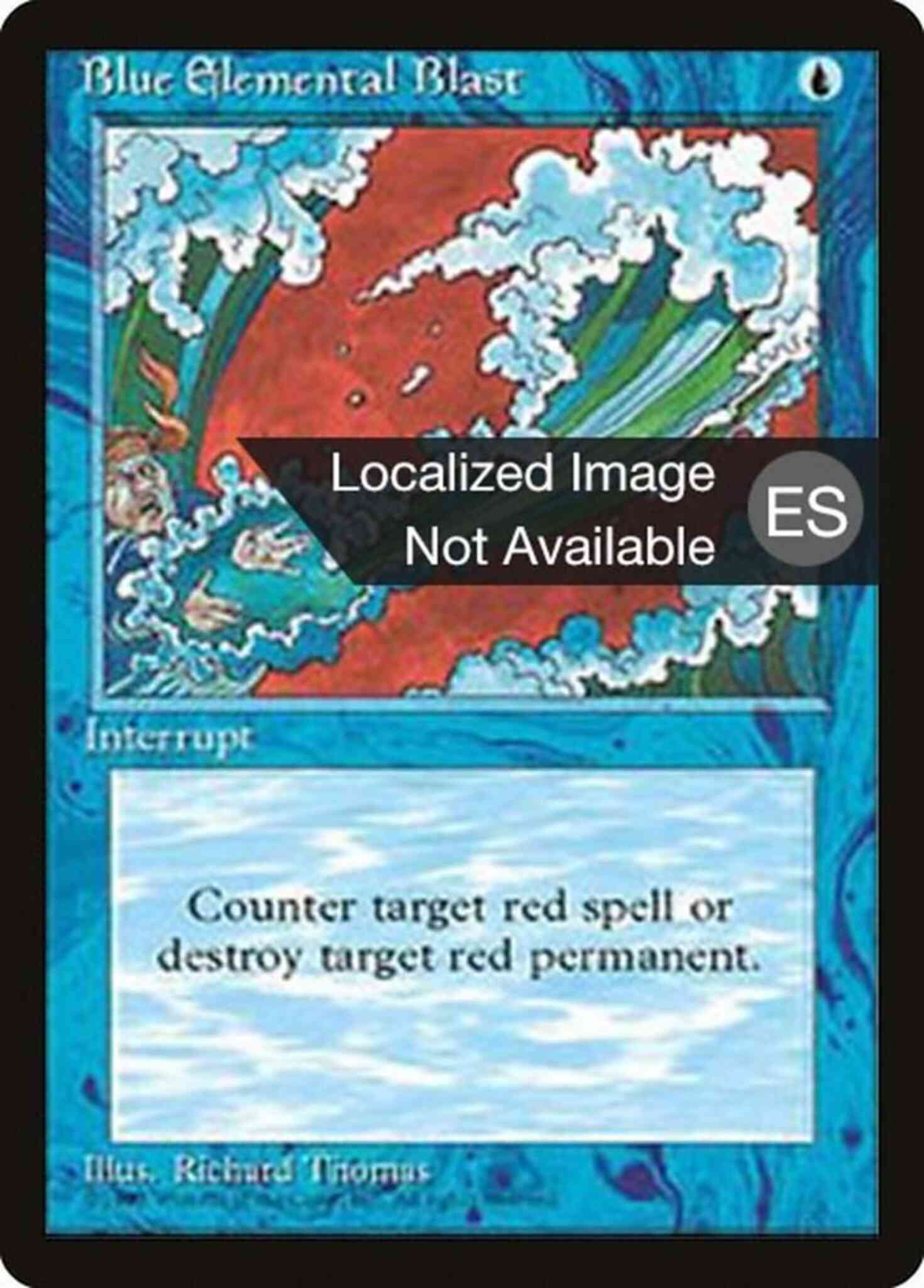 Magic Blue Elemental Blast - Spanish [63] [Fourth Edition Black Border: Spanish] [Non-Foil]