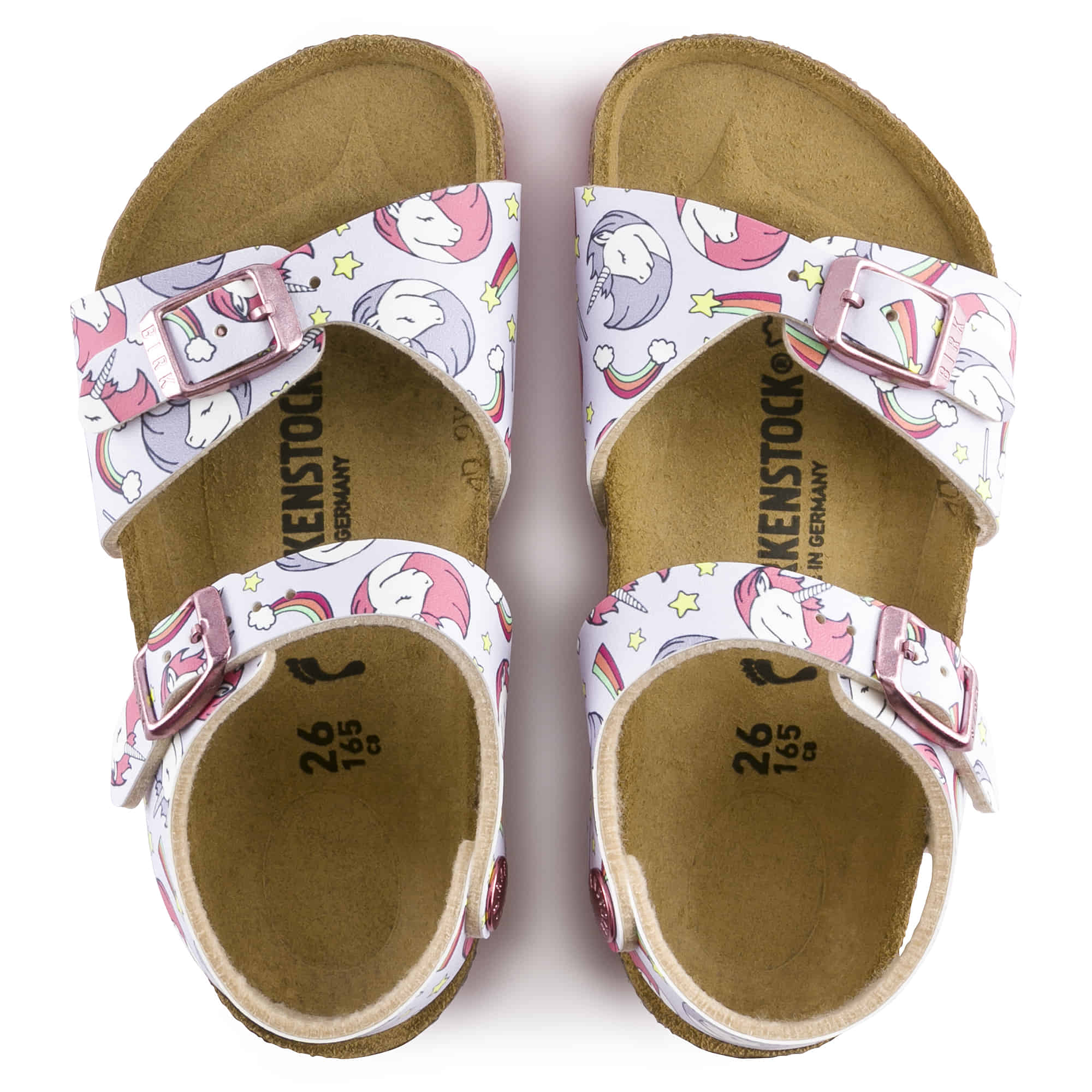 Birkenstock Rio Kids Birko-Flor – Pink Pink/Unicorn Pink - view 2