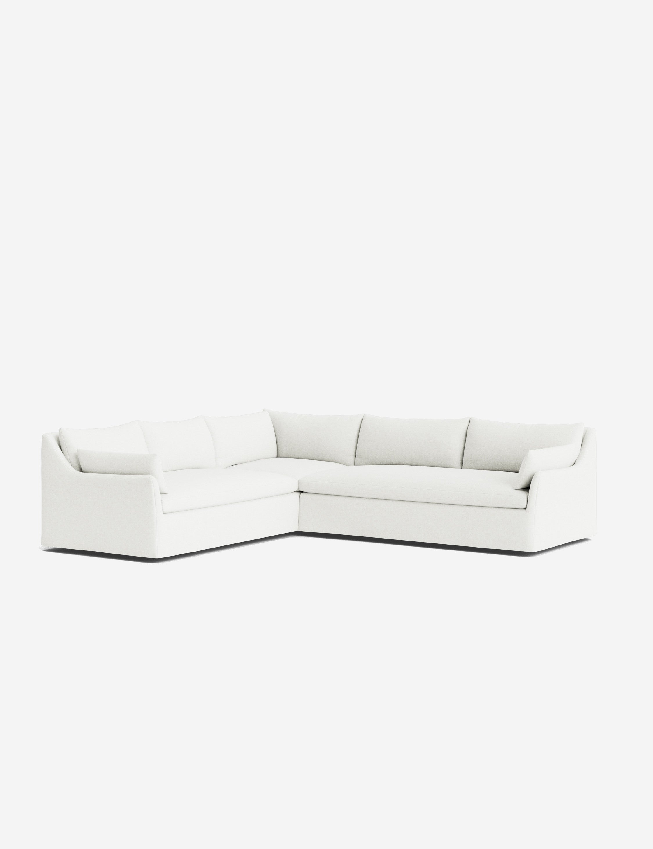 Lulu and Georgia Portola Luxe Depth Slipcover Corner Sectional Sofa - view 30