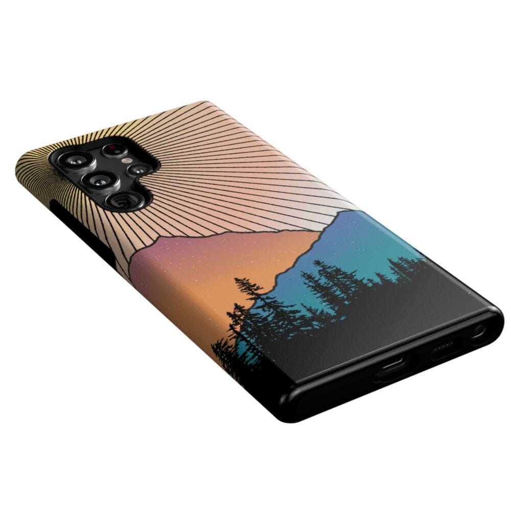 Casetry Golden Hour | Mountain Sunset Samsung Case - view 20
