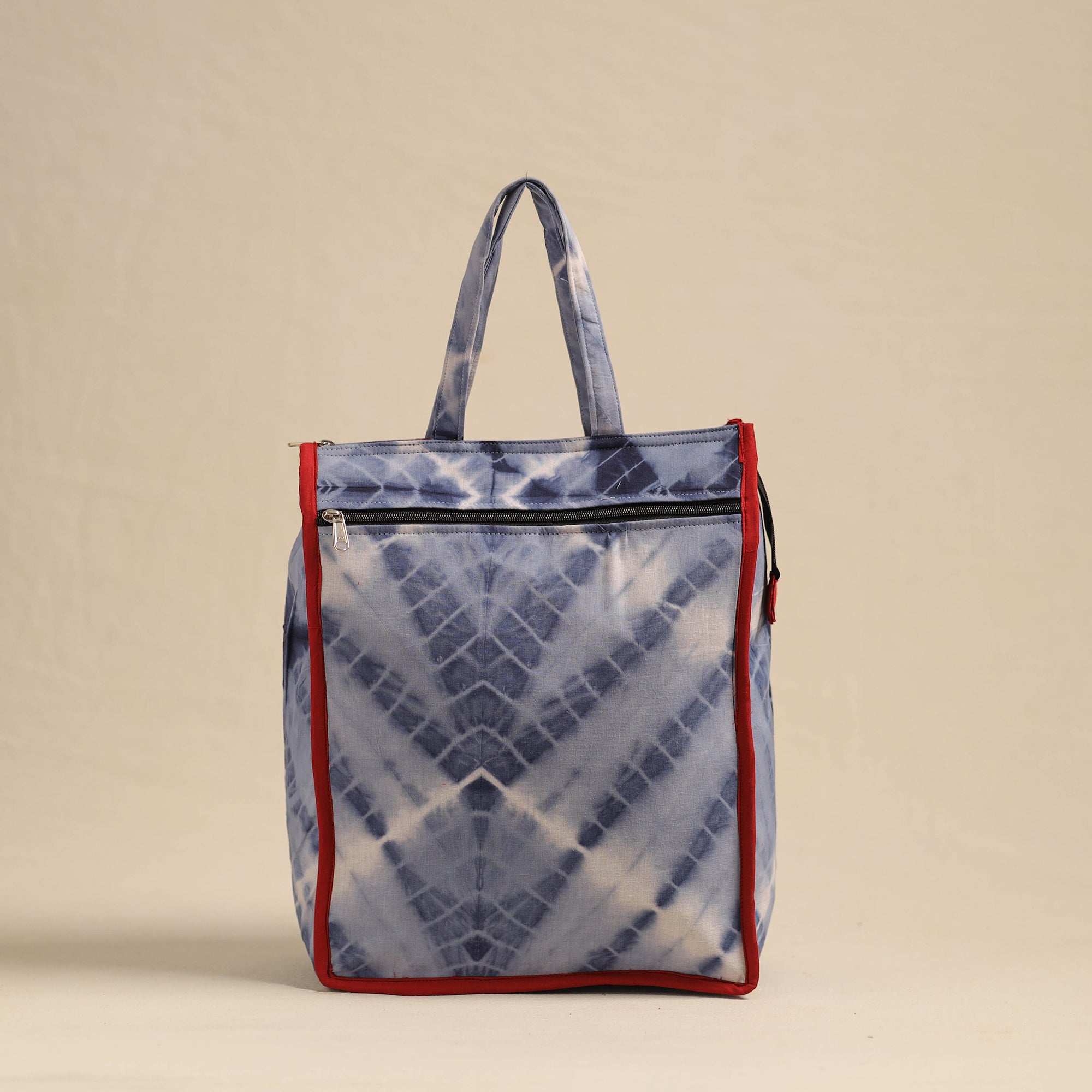 NOORI BAZAR Blue - Eco-Friendly Handmade Cotton Handbag for Women 02