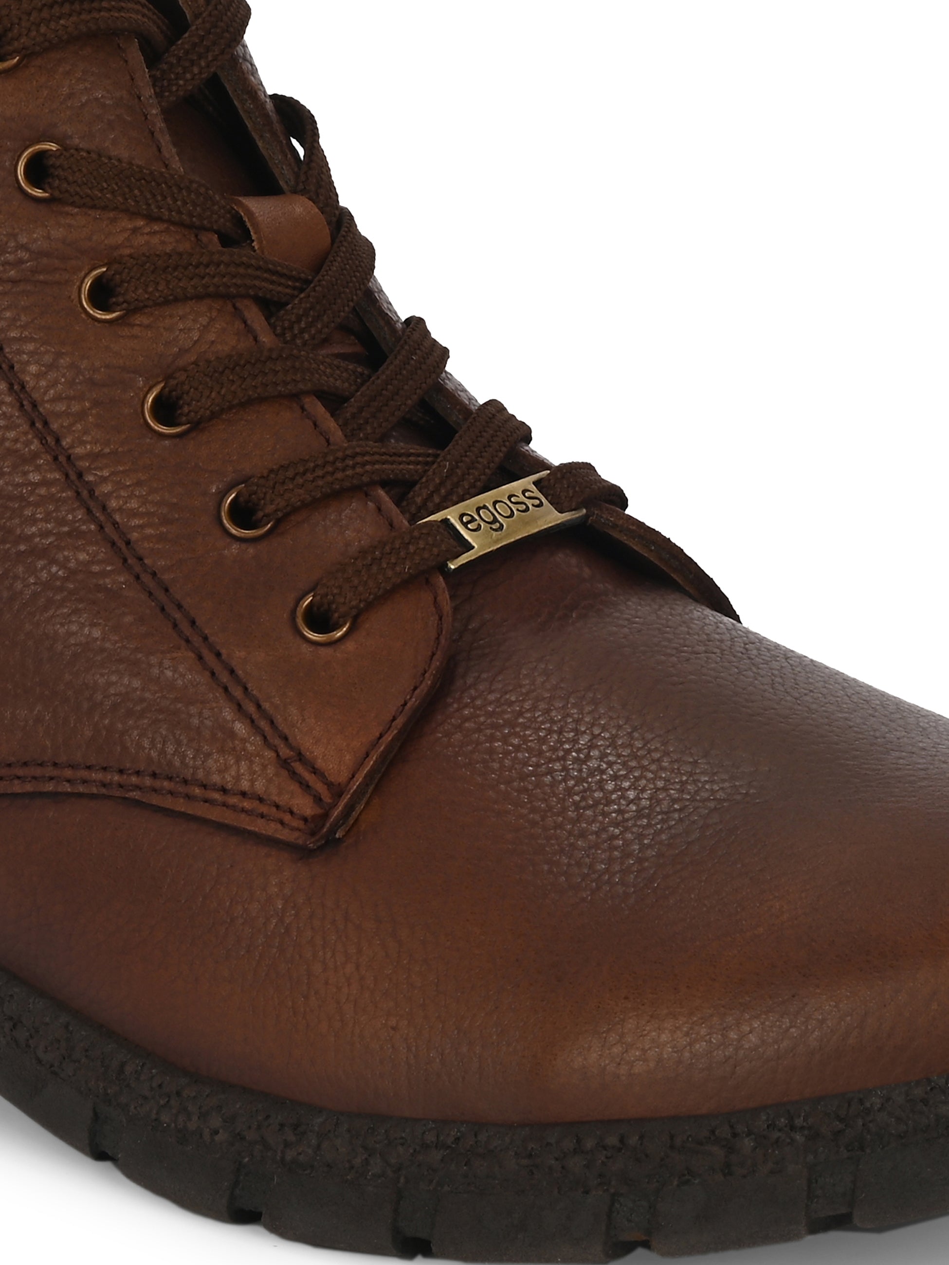 Mudtrail Lace-Up High Ankle Boots by Aspeerio - view 6