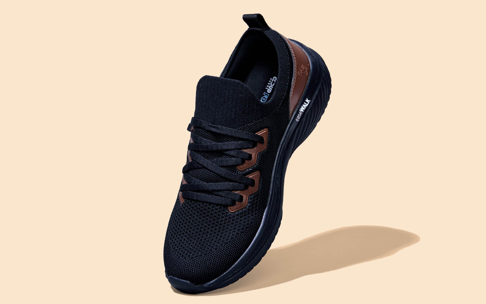 Neeman's Ease Walk Snug : Black - view 2