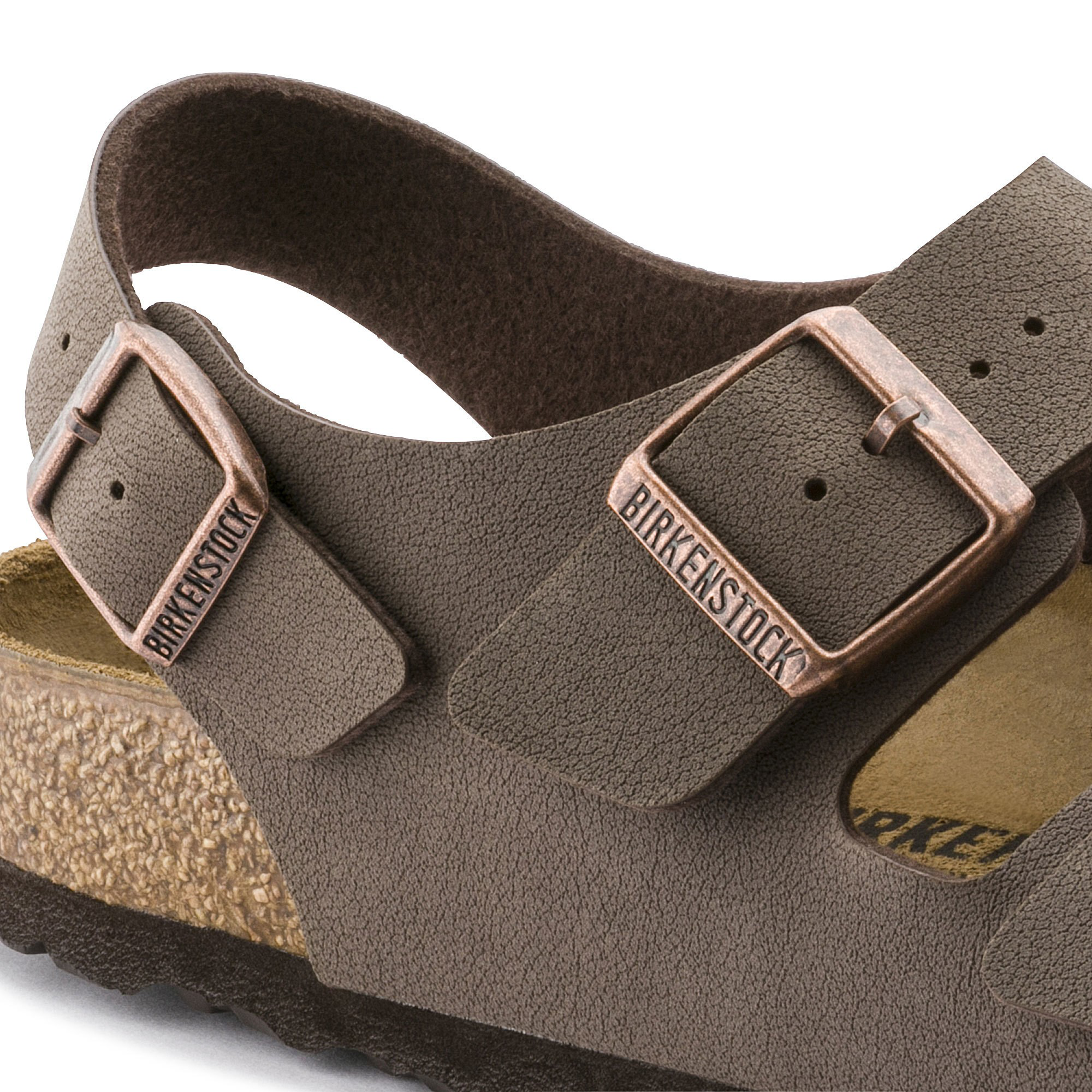 Birkenstock Milano Birko-Flor Birkibuc – Brown - view 8