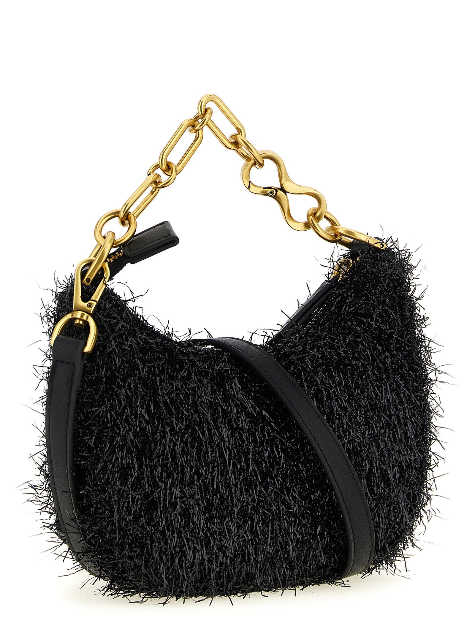 Twin Set Mini Croissant Handbag – 100% polyester - view 2