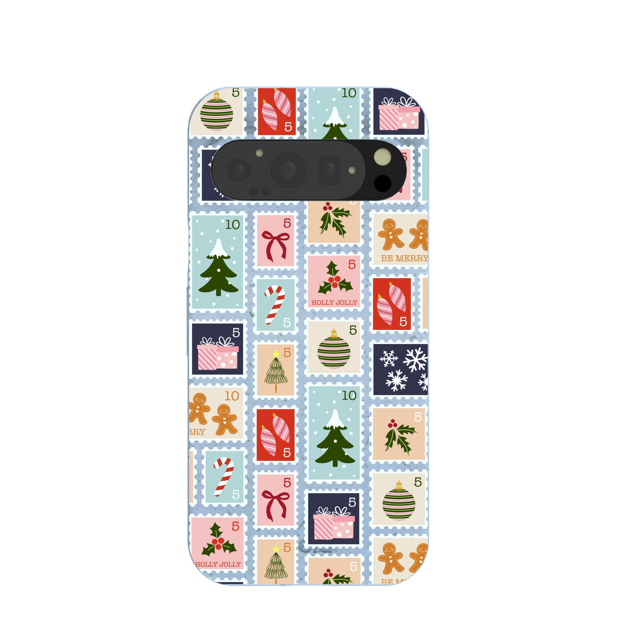 Pela Case Powder Blue Noel Stamps Google Pixel 9/9 Pro Case