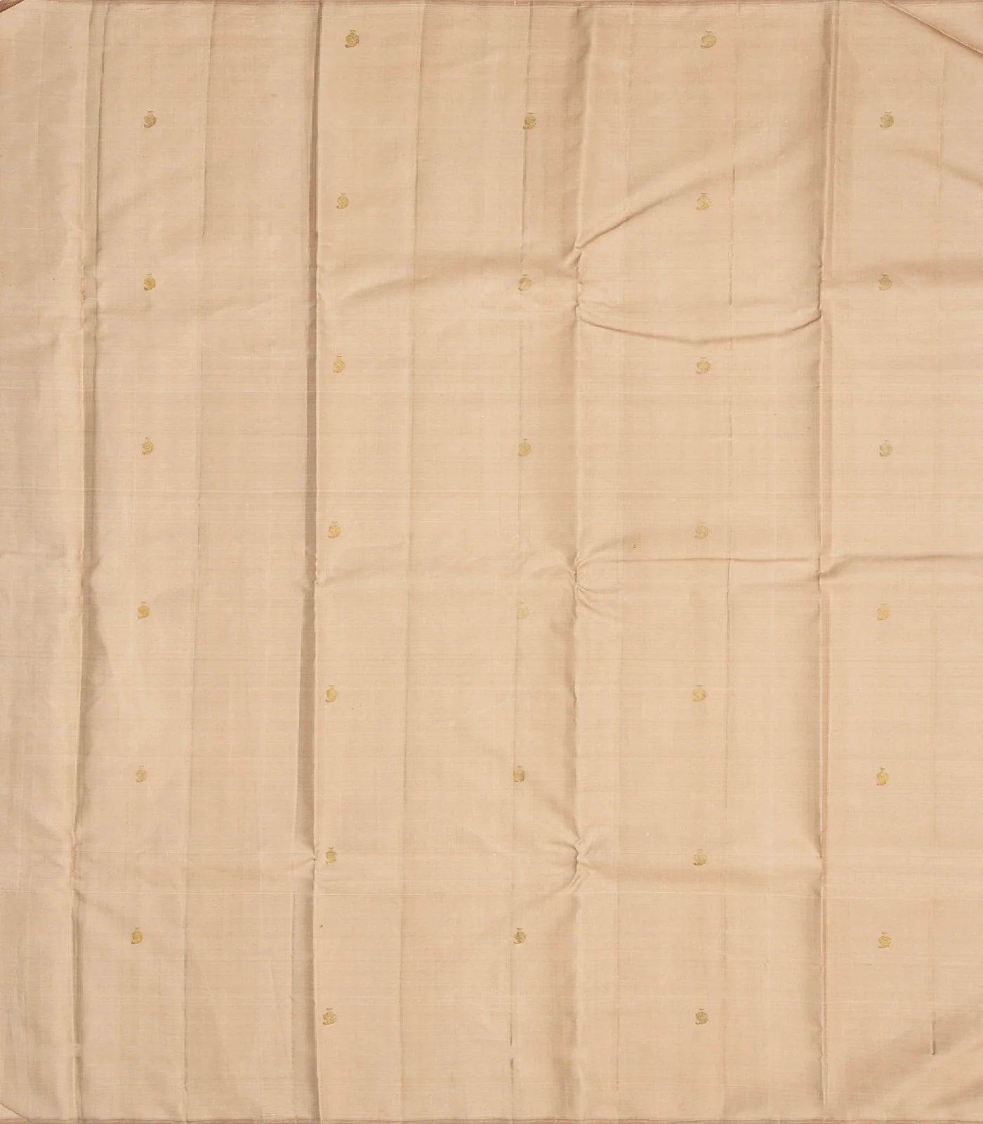 RmKV Bubblegum Pink Handloom Kanchipuram Silk Saree With Stripes And Buttas - view 4