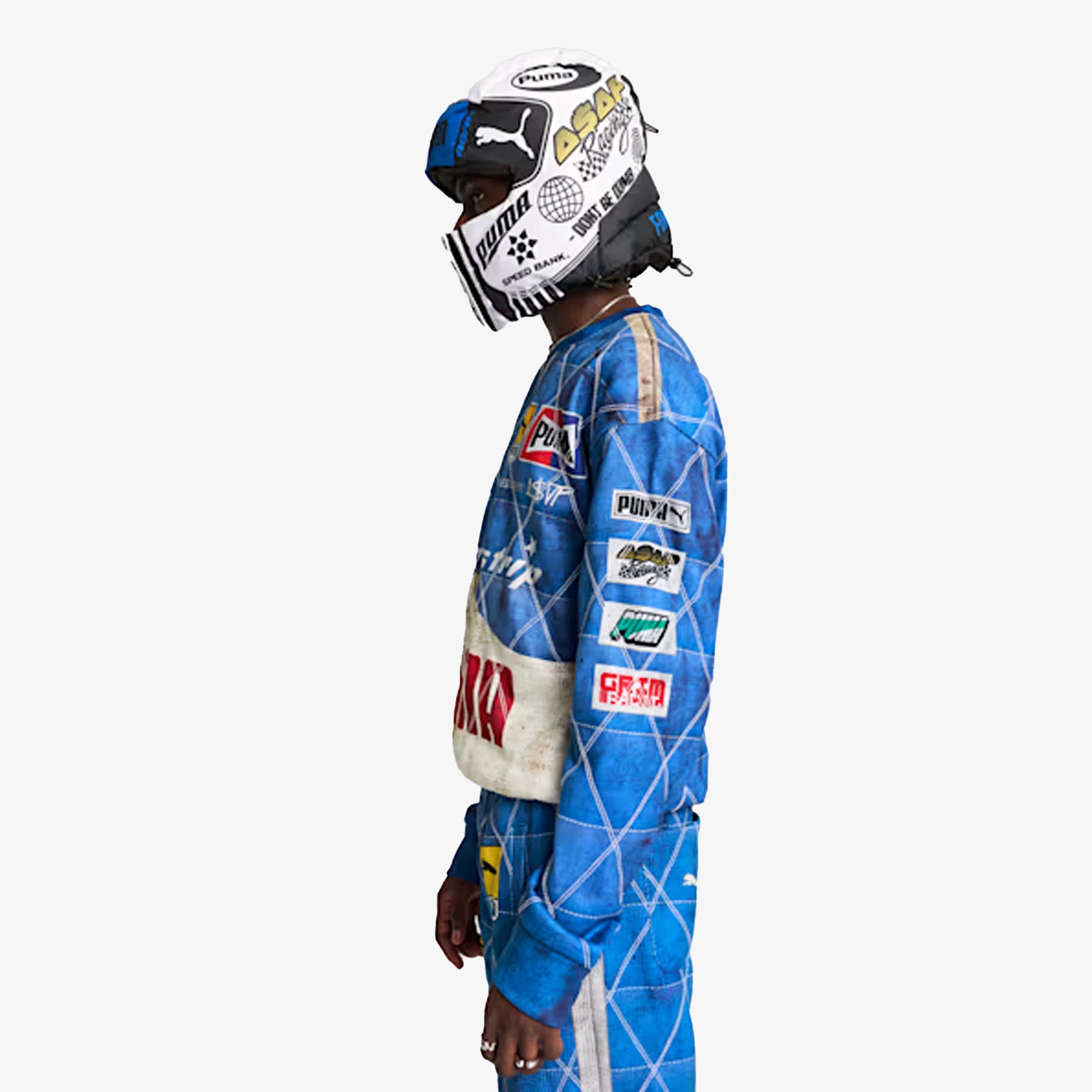 Puma |x A$ap Rocky Balaclava { White/team Royal - view 6