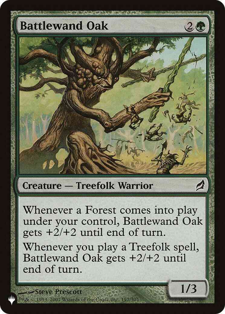 Battlewand oak lrw-197 – Magic Battlewand Oak [LRW-197] [The List] [Non-Foil]