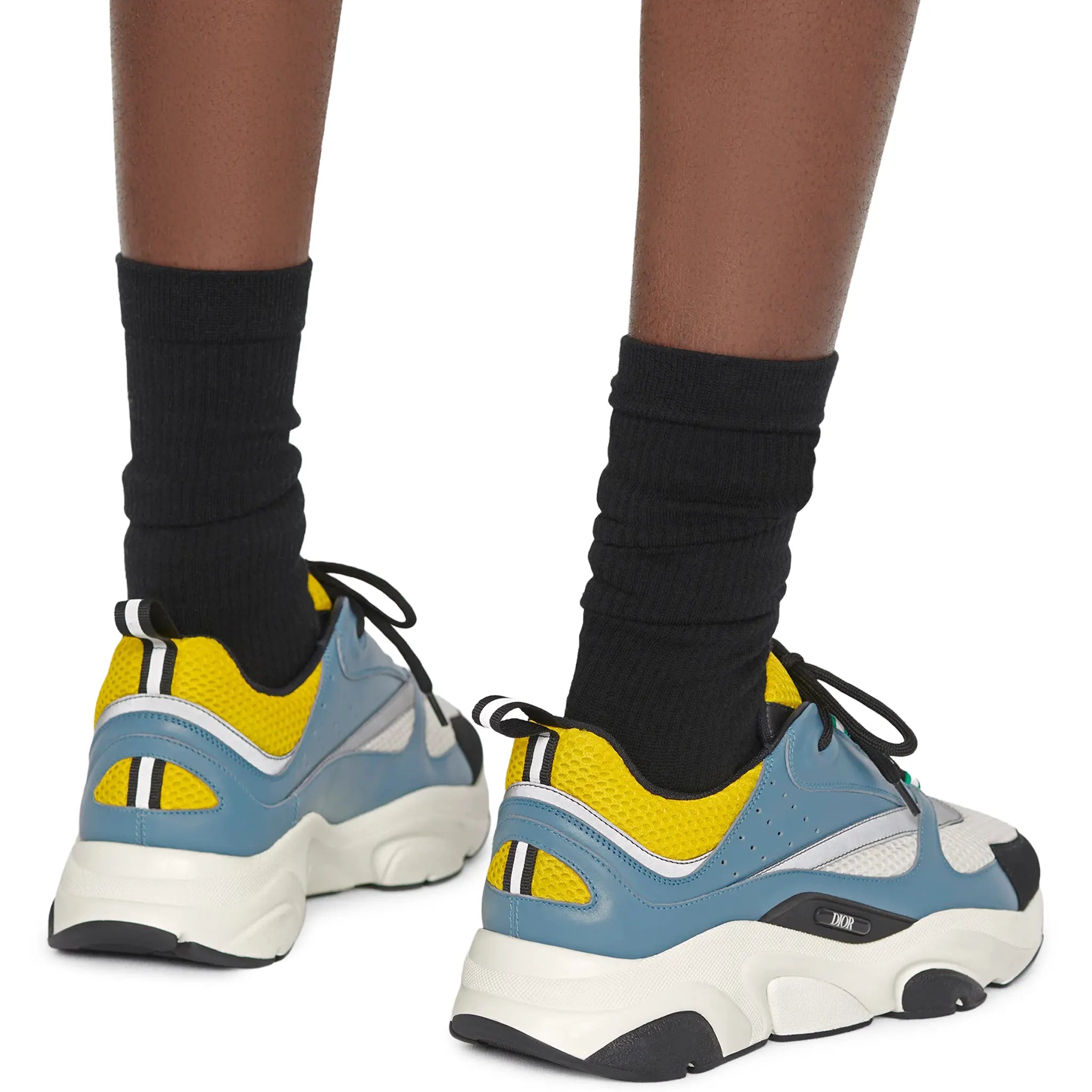 Dior B22 Blue Yellow Trainer - view 7